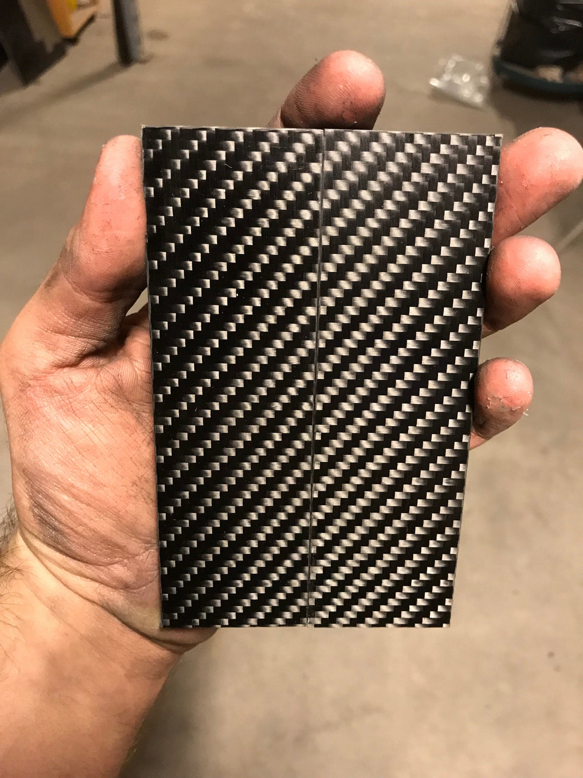 Placa de fibra de carbono