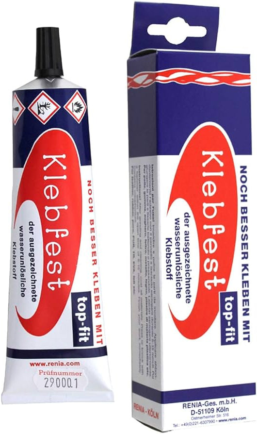 Klebfest Top-Fit - Adhesivo de contacto/Pegamento para cuero 90g