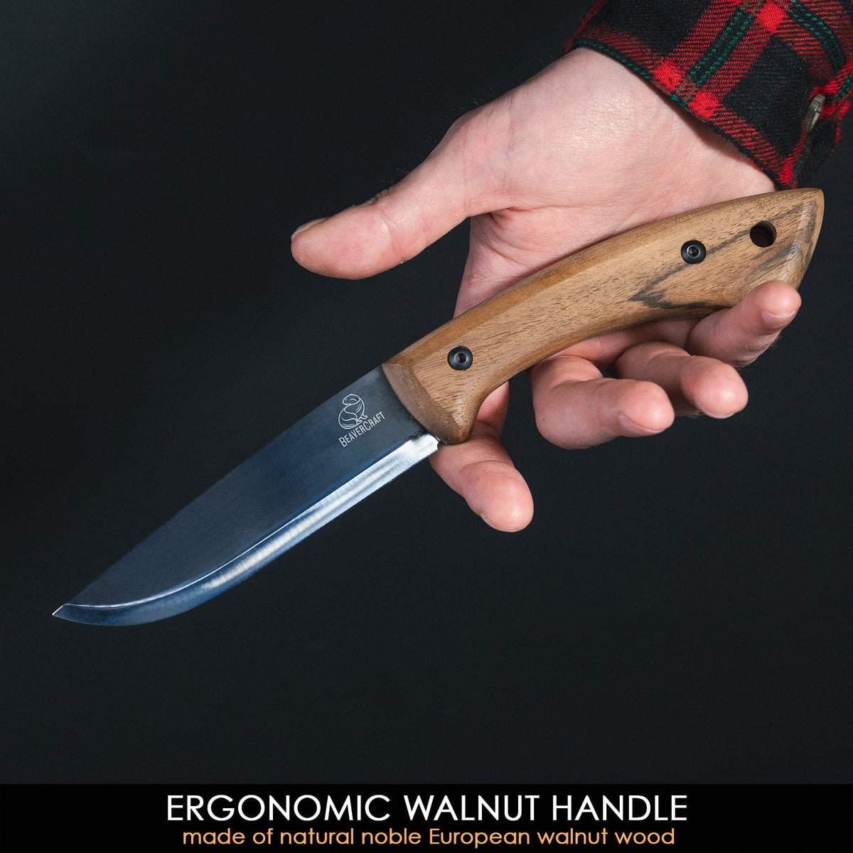 Cuchillo de bushcraft BSH1 Dune con funda