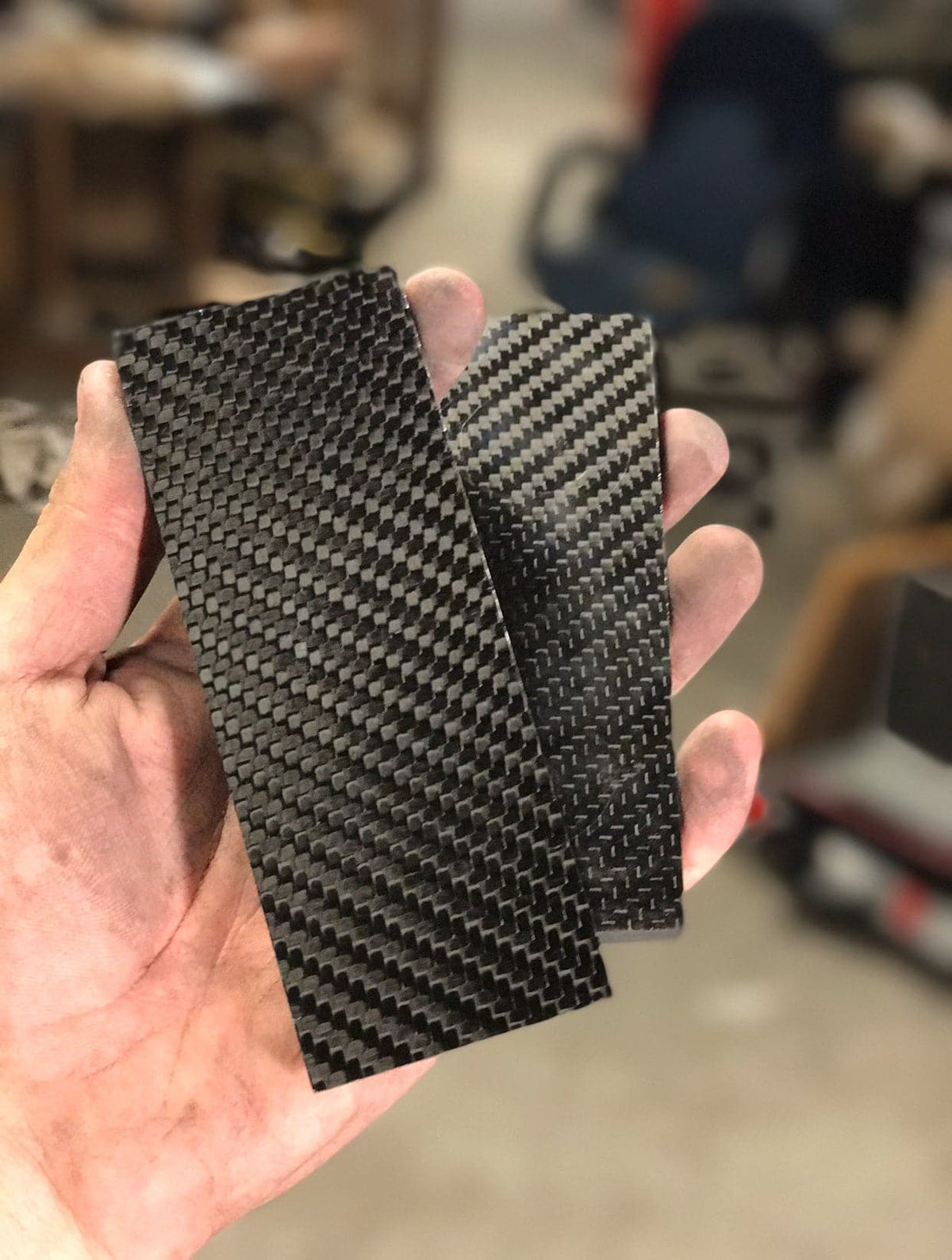 Placa de fibra de carbono