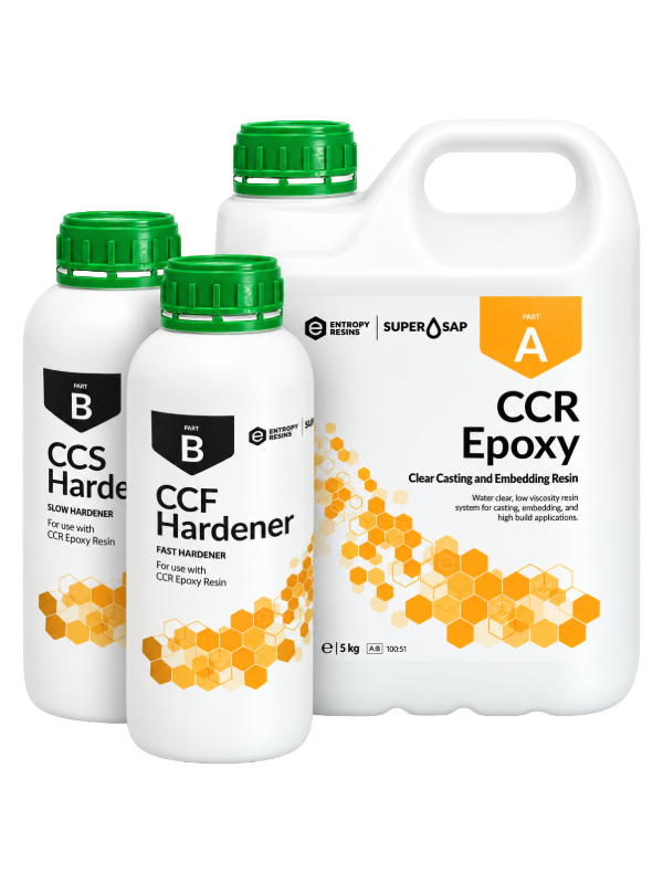 Resina epoxi de colada transparente - CCR Epoxy Entropy SuperSap
