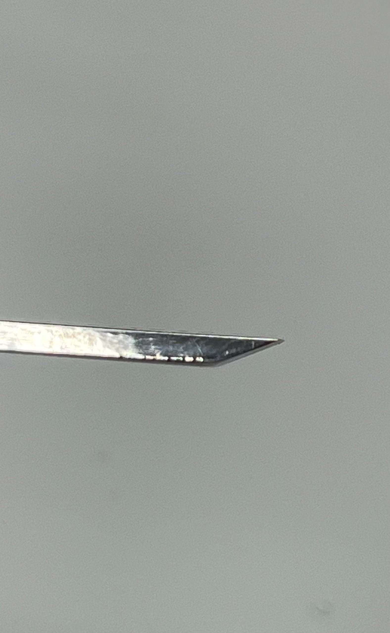 Formón de talla 75x2mm recto plano P1/02 con mango de bola