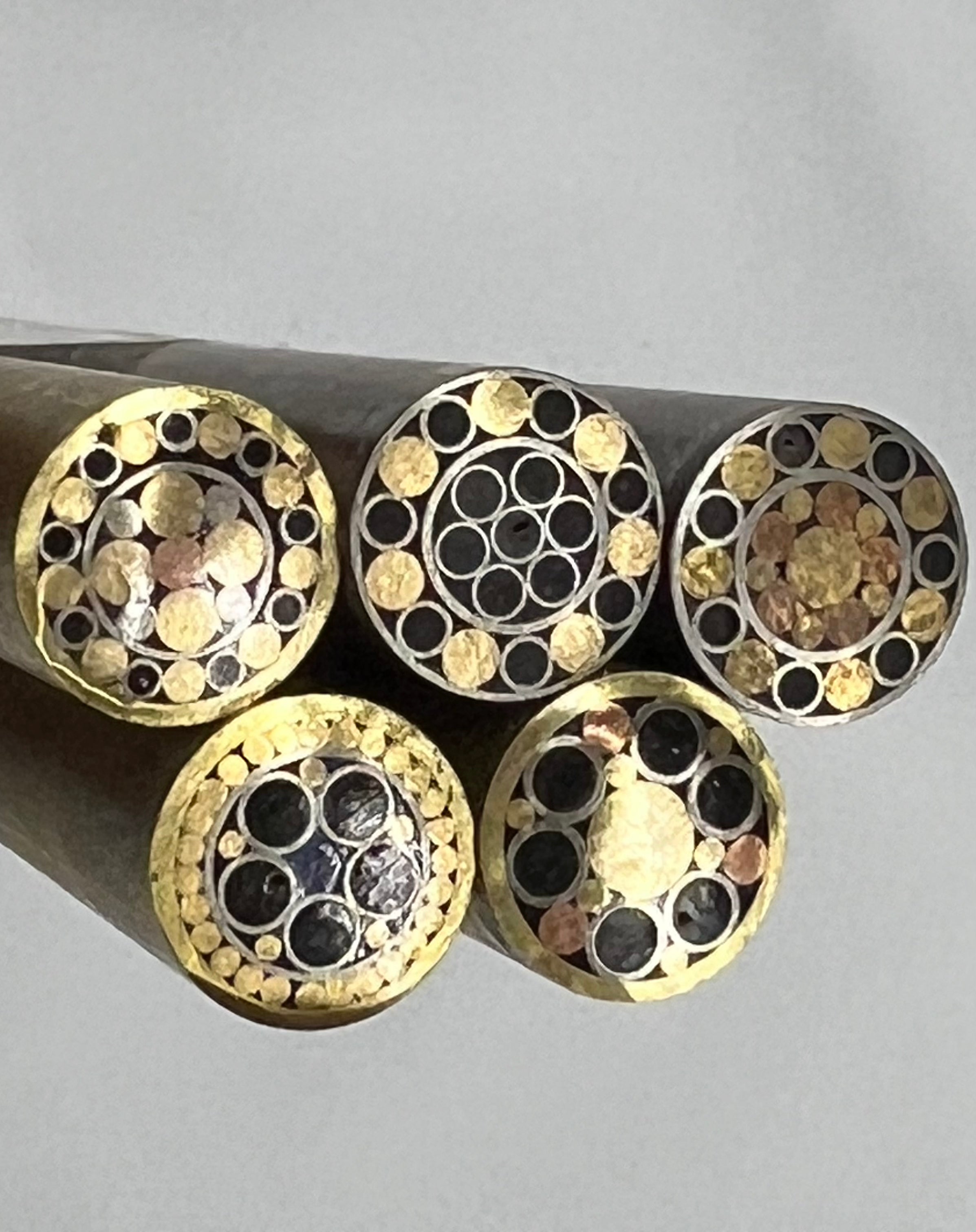 Pin de mosaico 9,5 mm, adorno para mango