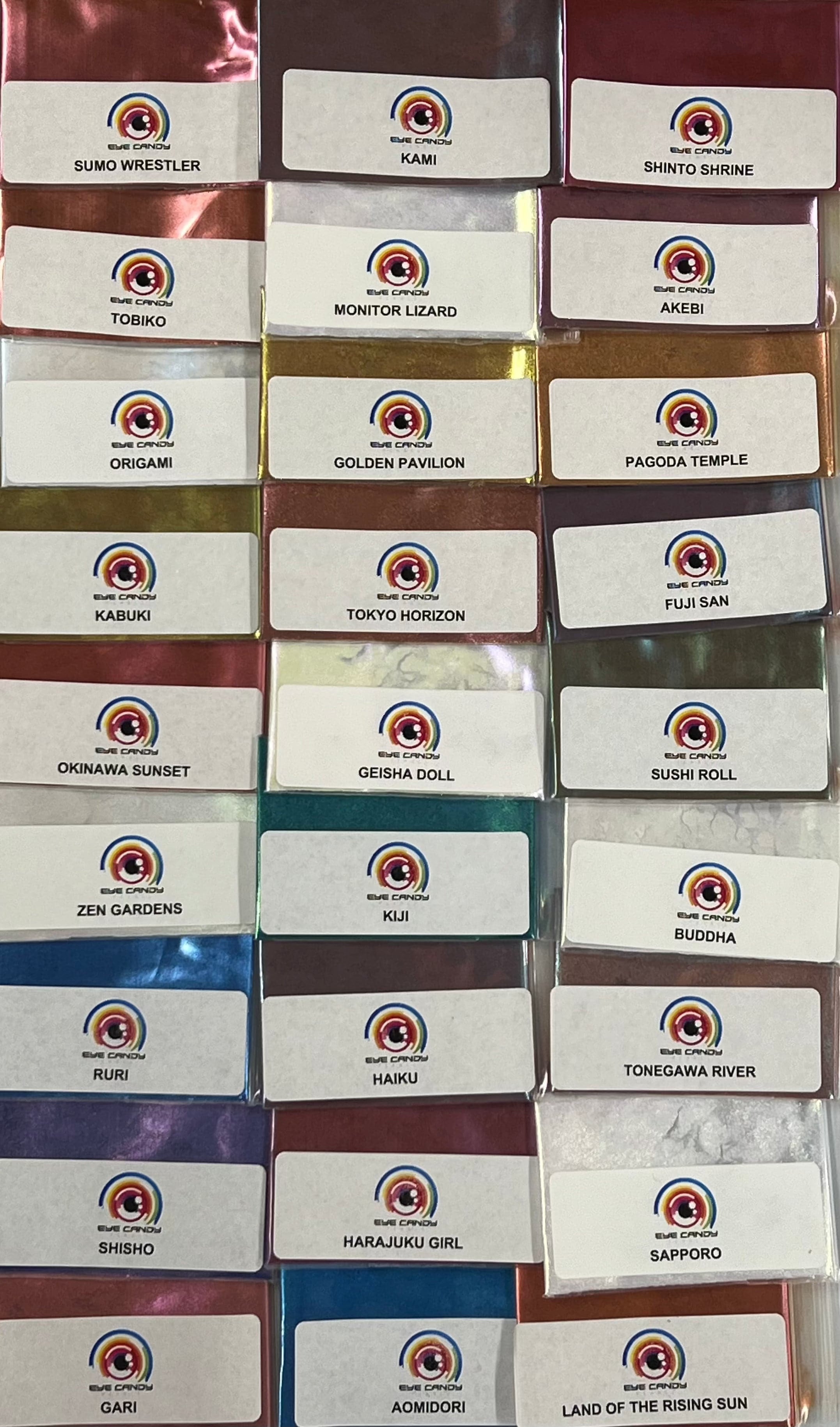 Set de muestras Colorshift 27 colores - Eye Candy Pigments