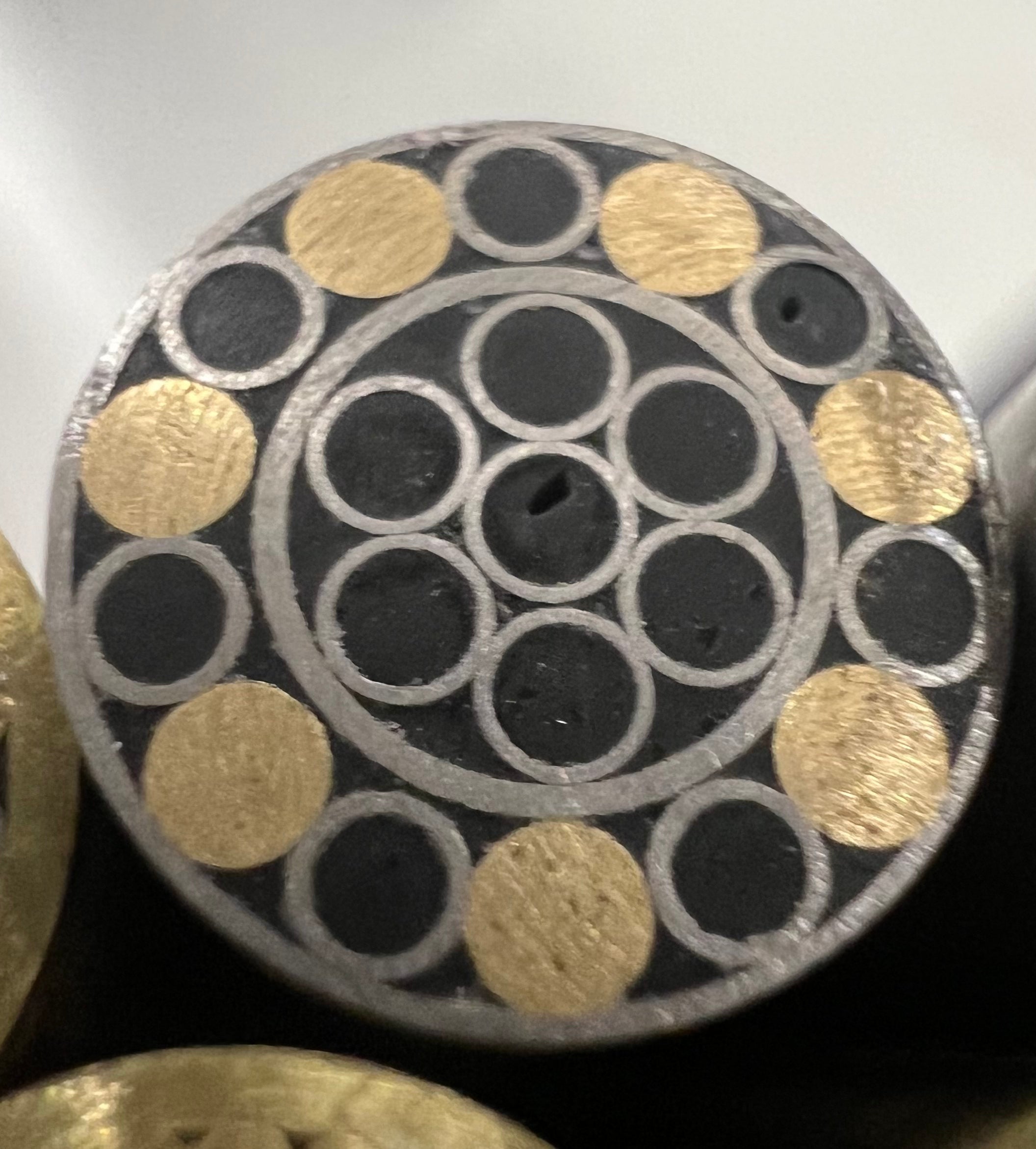 Pin de mosaico 9,5 mm, adorno para mango