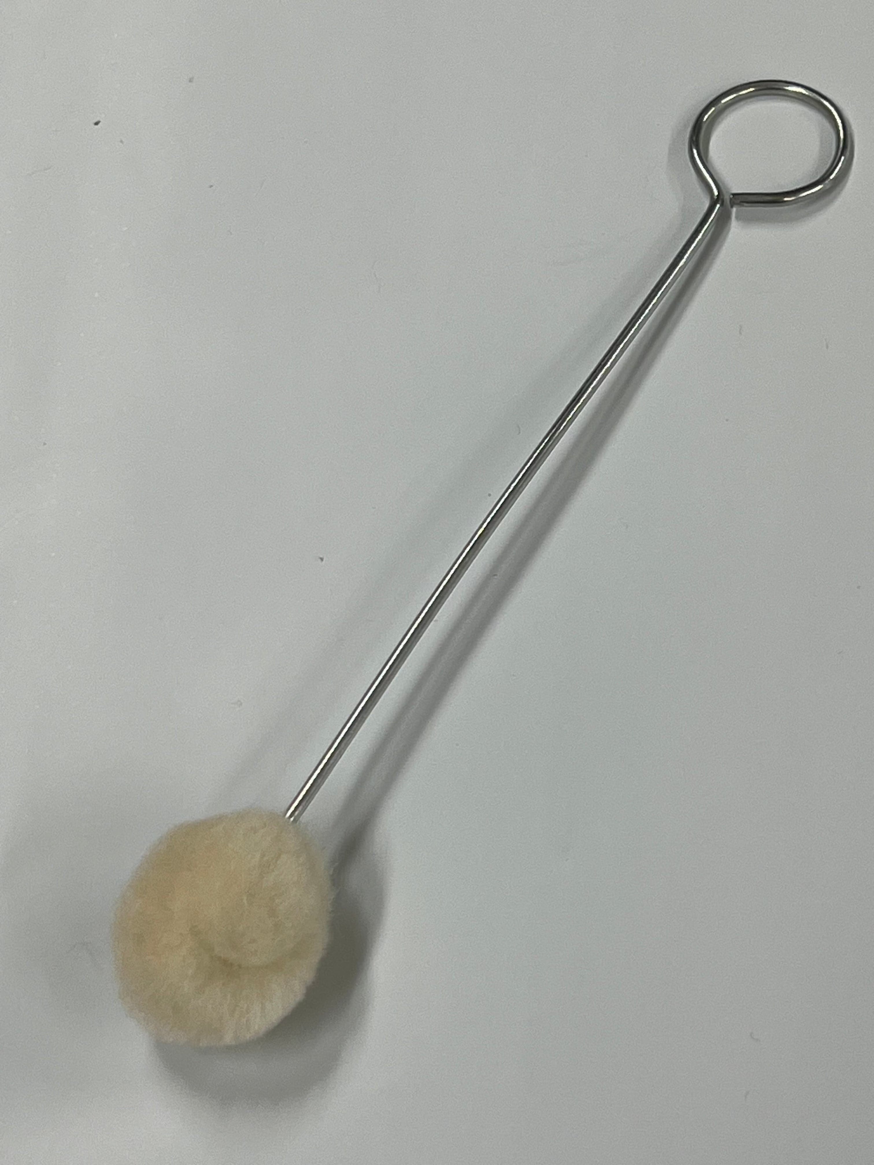 Pincel de lana de 20 mm para teñir cuero (paquete de 10)