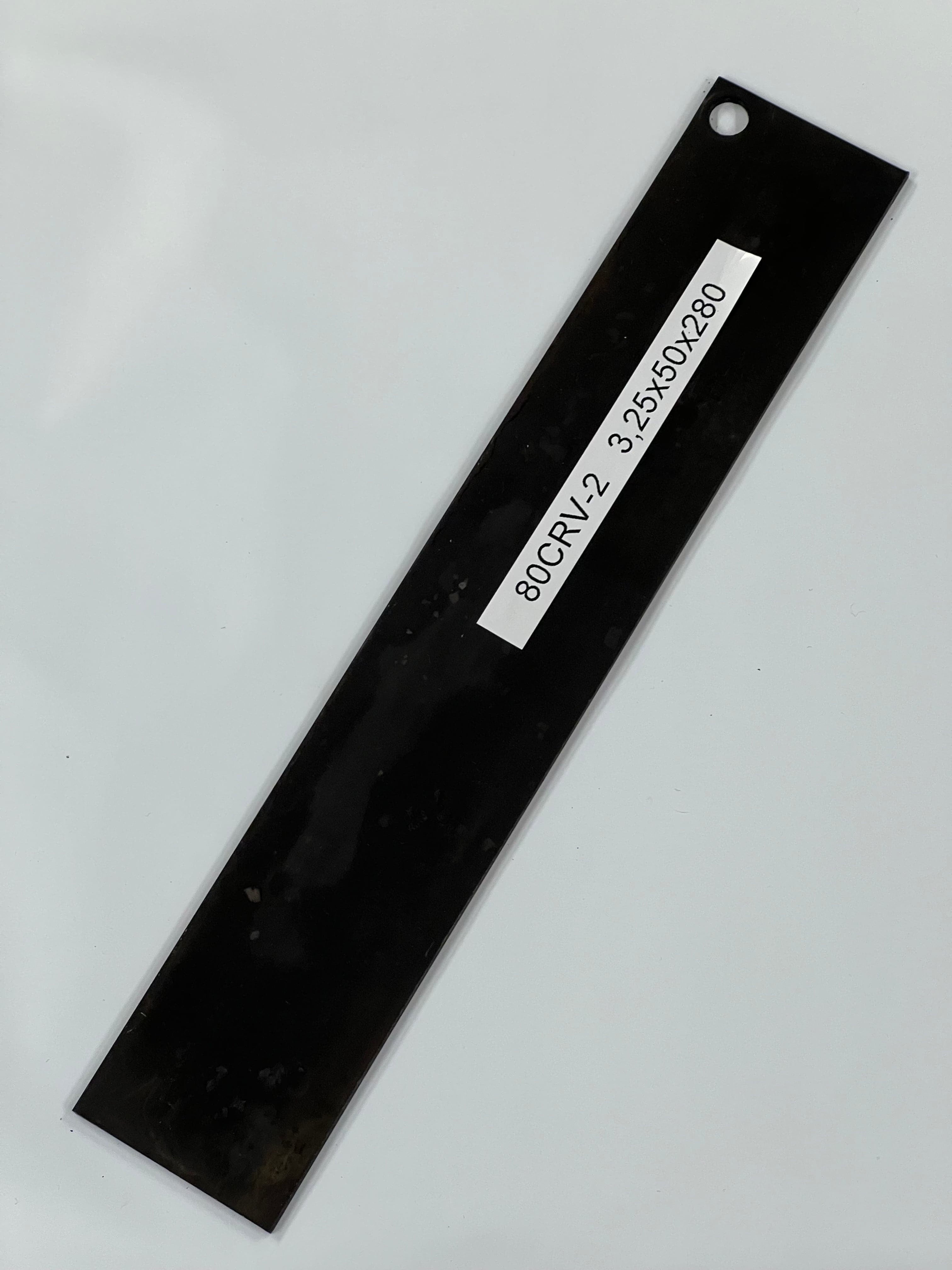 Acero para cuchillos templado listo para usar 80CrV2
