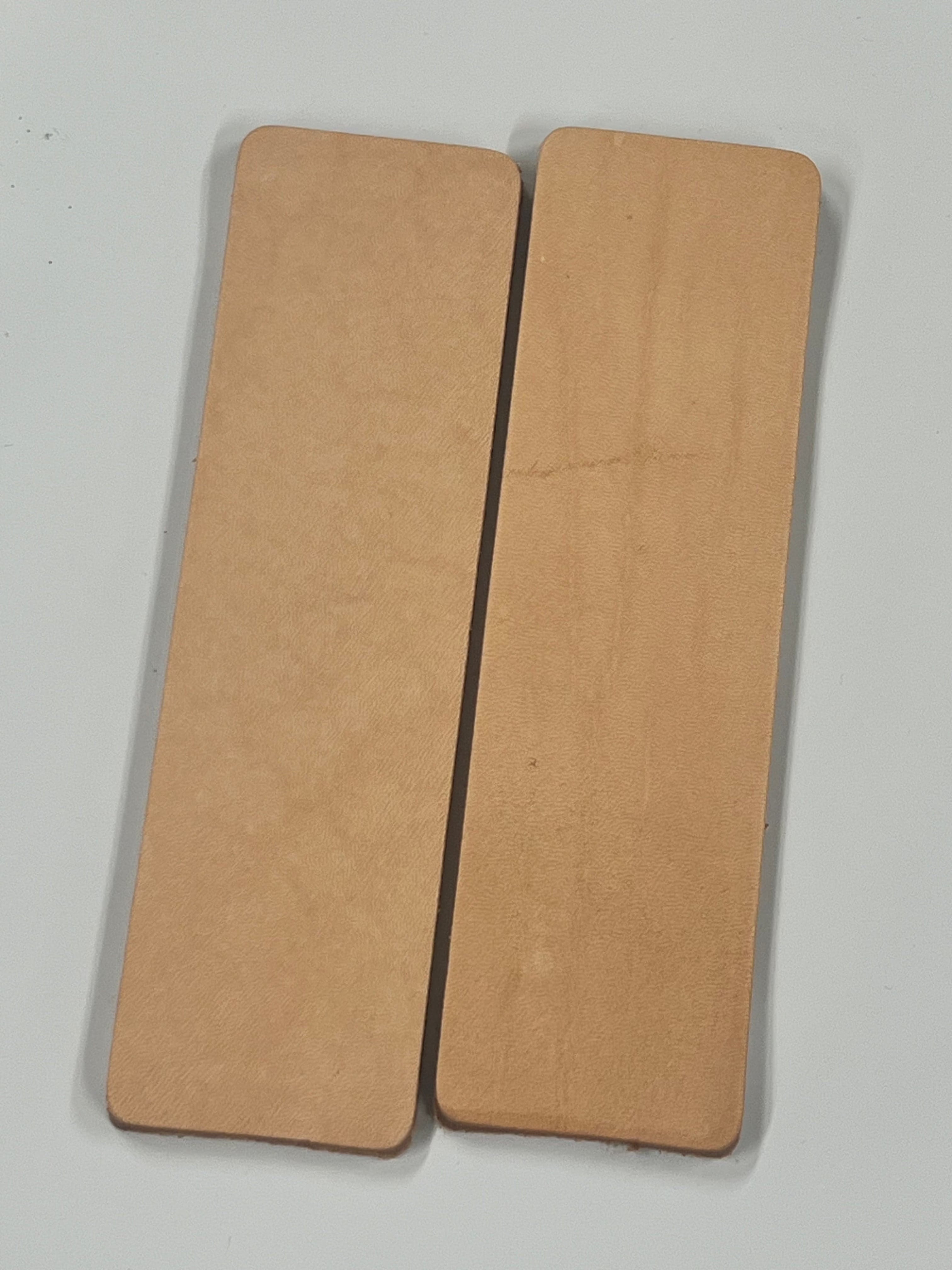 Correa de cuero 40x140 mm, paquete de 2