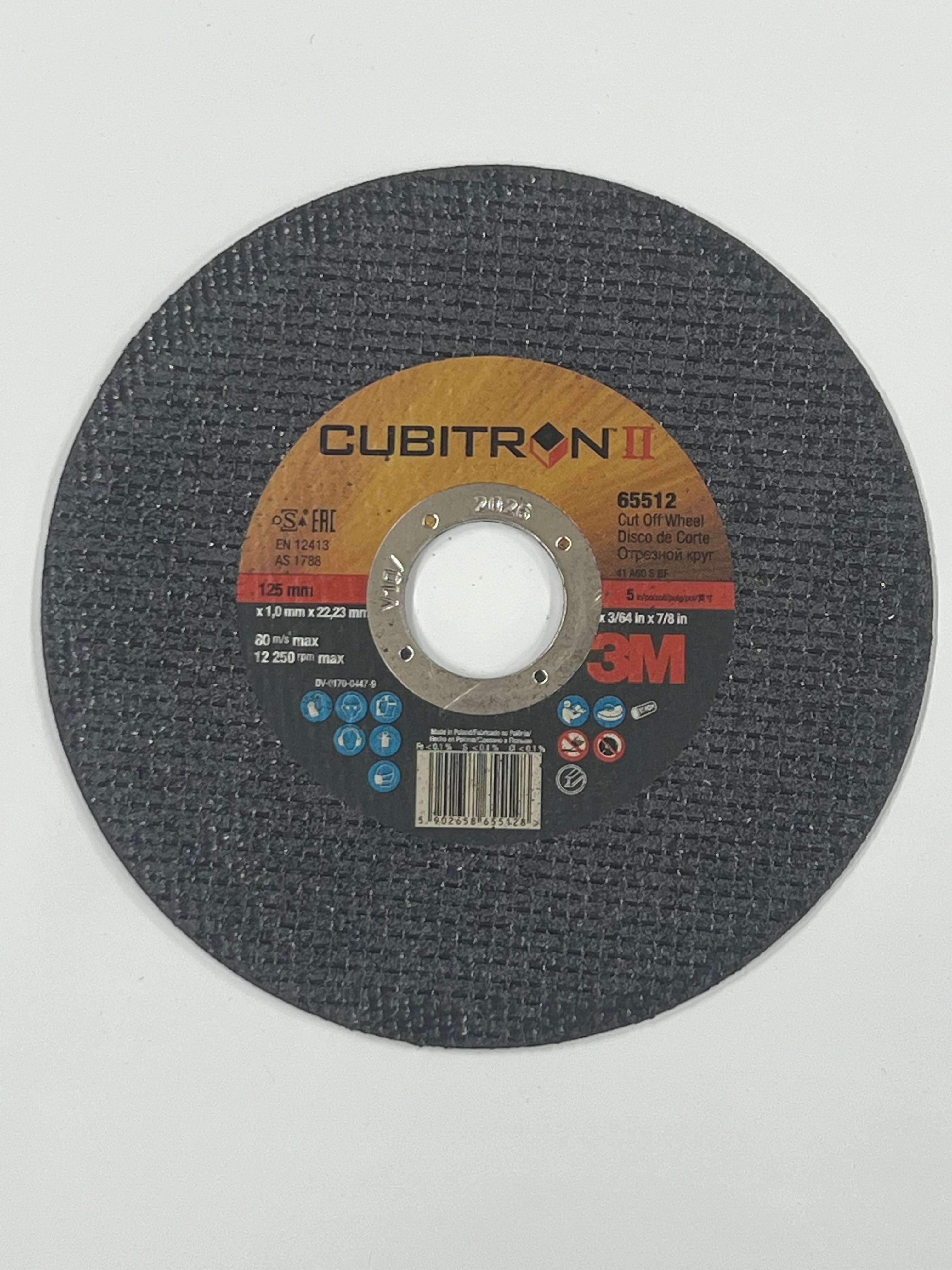 Disco de corte 3M Cubitron II 125x1x22,2 mm