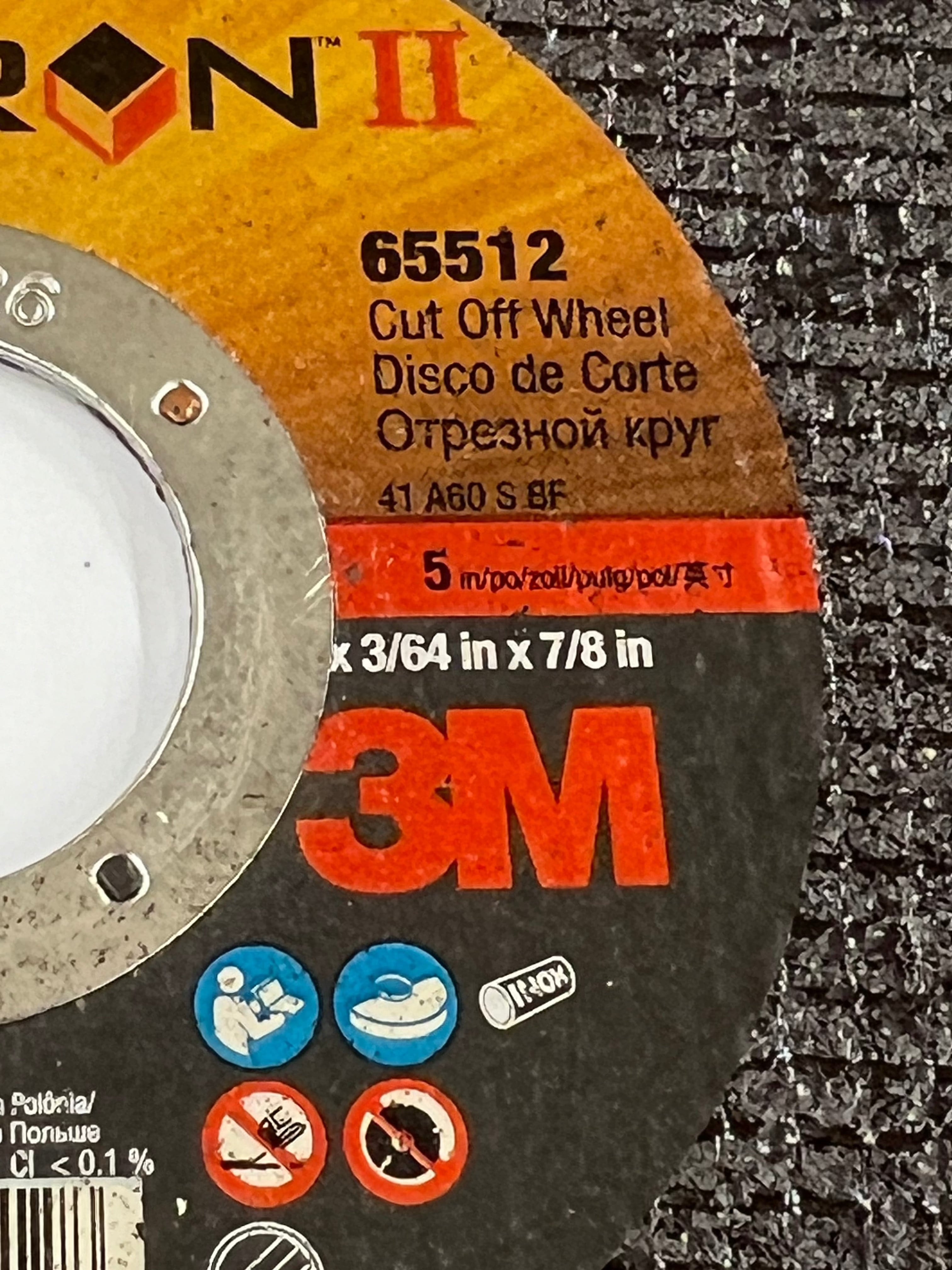 Disco de corte 3M Cubitron II 125x1x22,2 mm