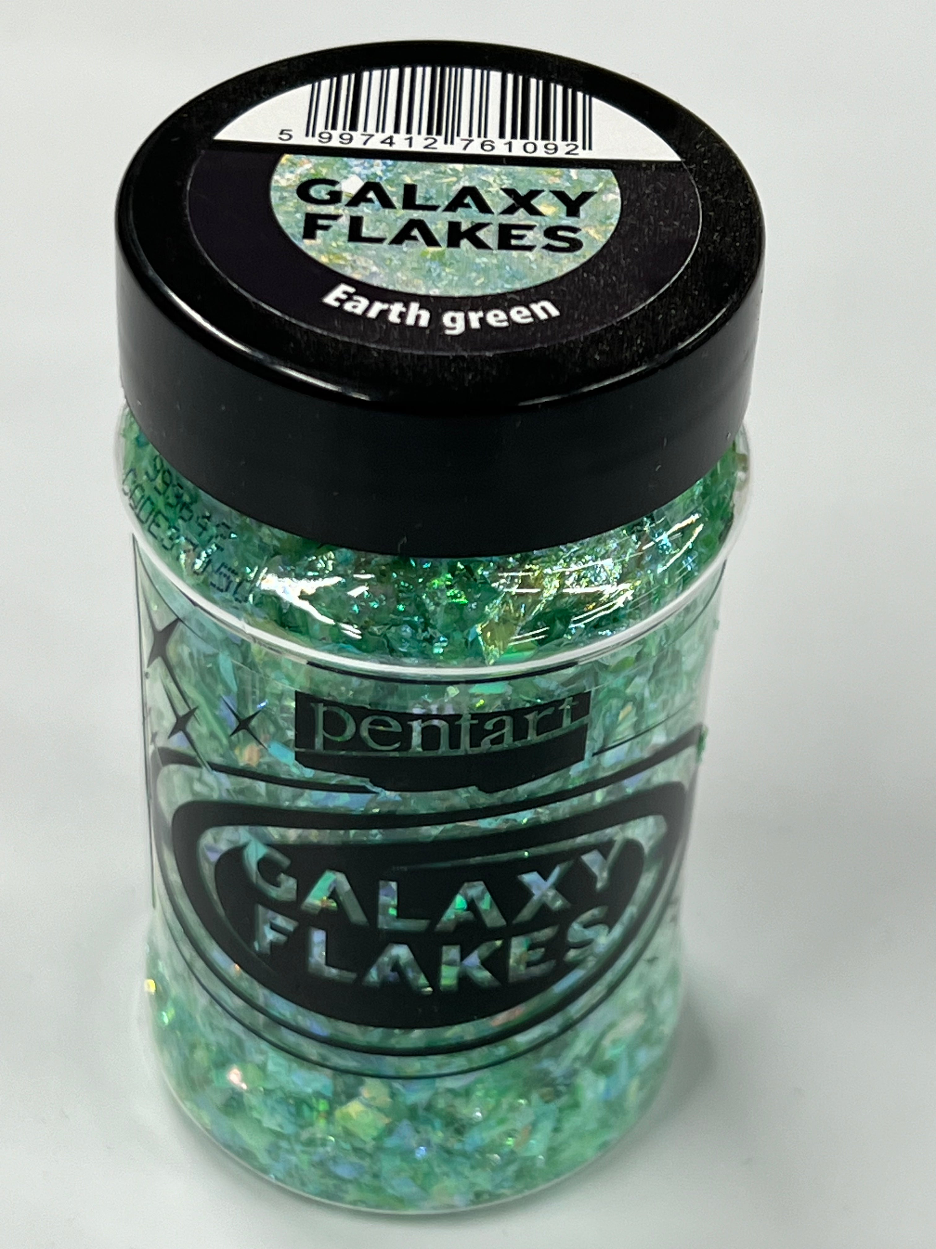 Copos de purpurina galáctica para epoxi