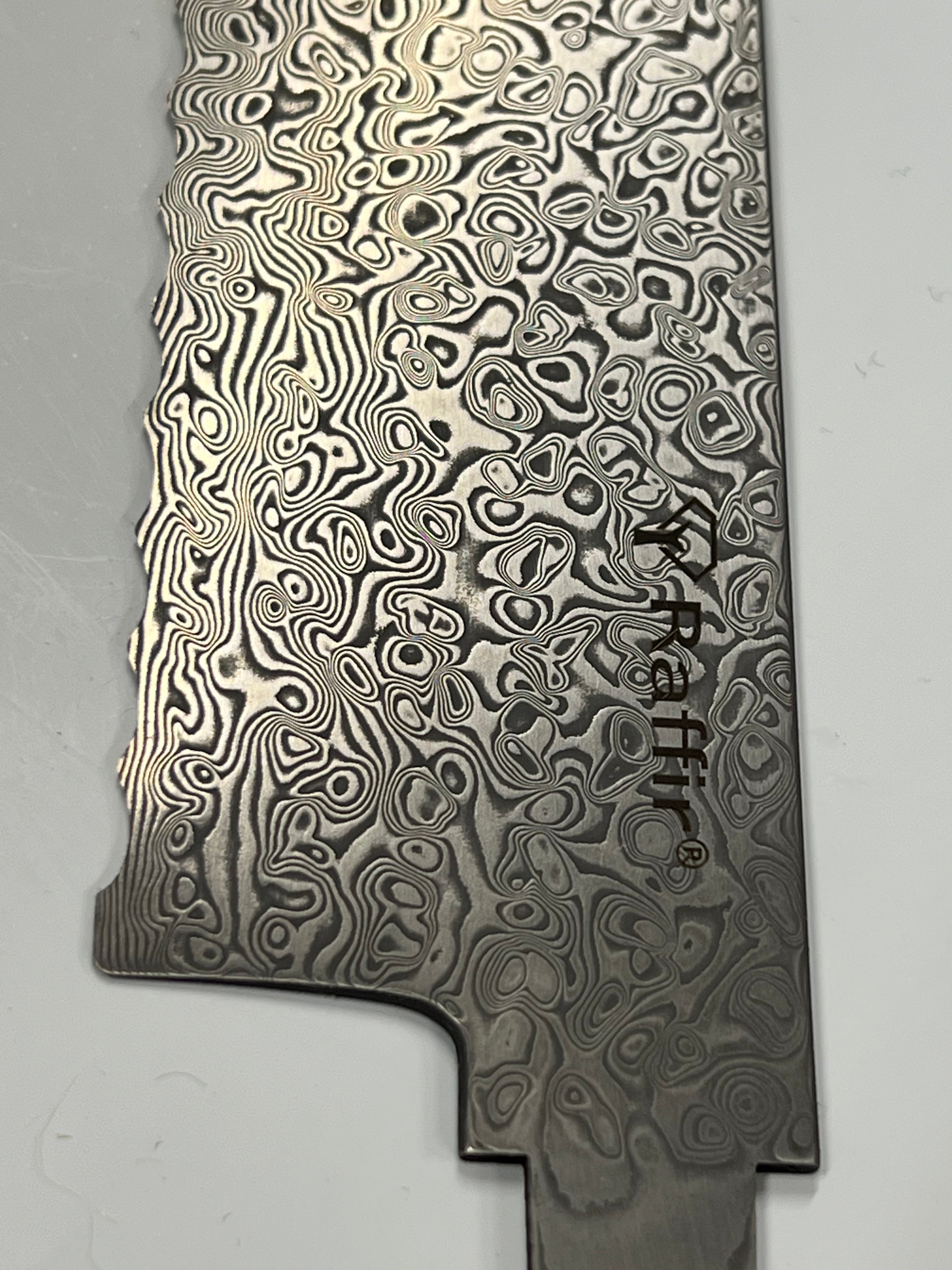 Cuchillo de cocina escandinavo de damasco