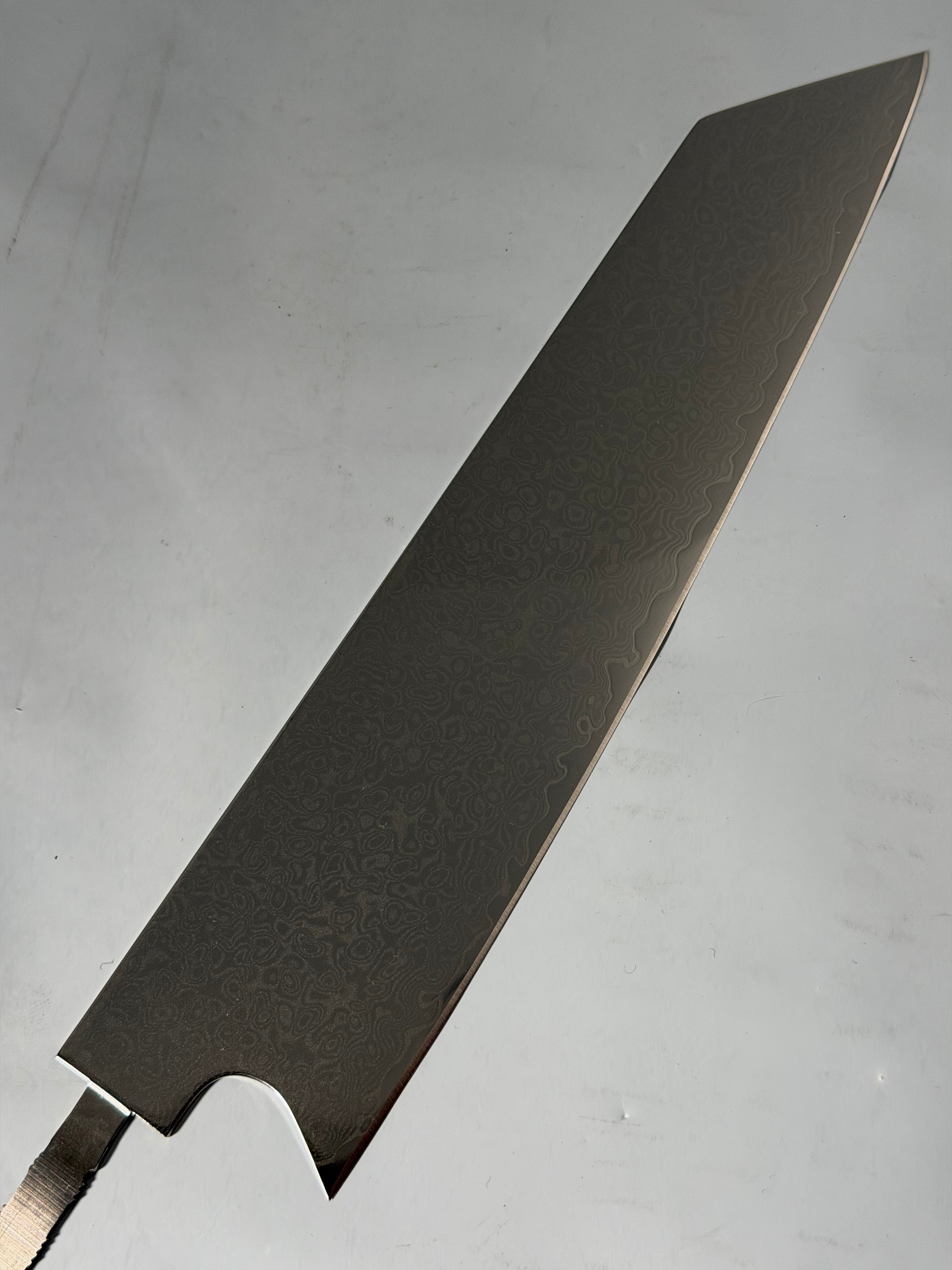 Cuchillo de cocina Kiritsuke - Cuchillo de chef de acero de Damasco inoxidable