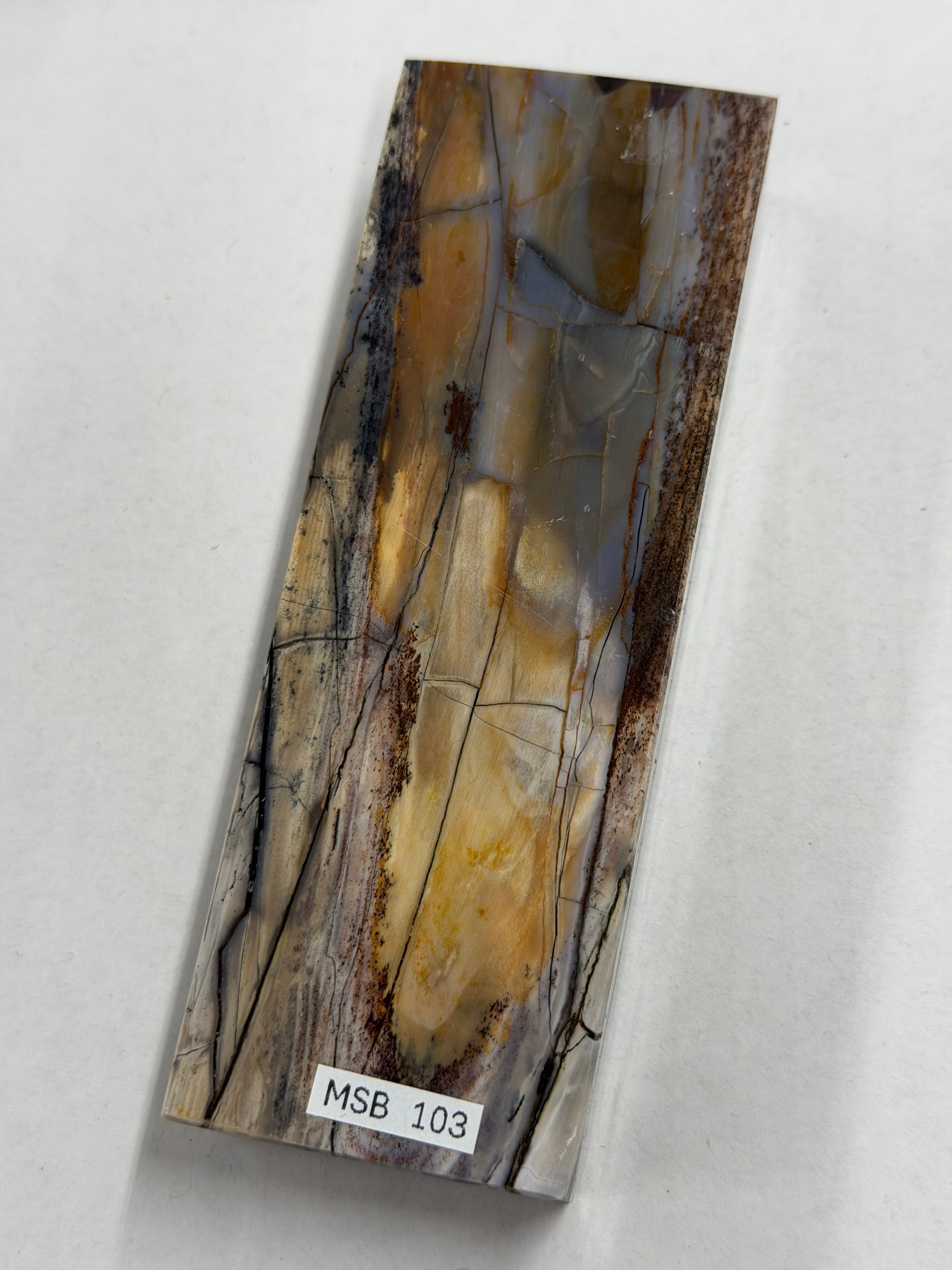 Bloque de mango de colmillo de mamut MSB 103