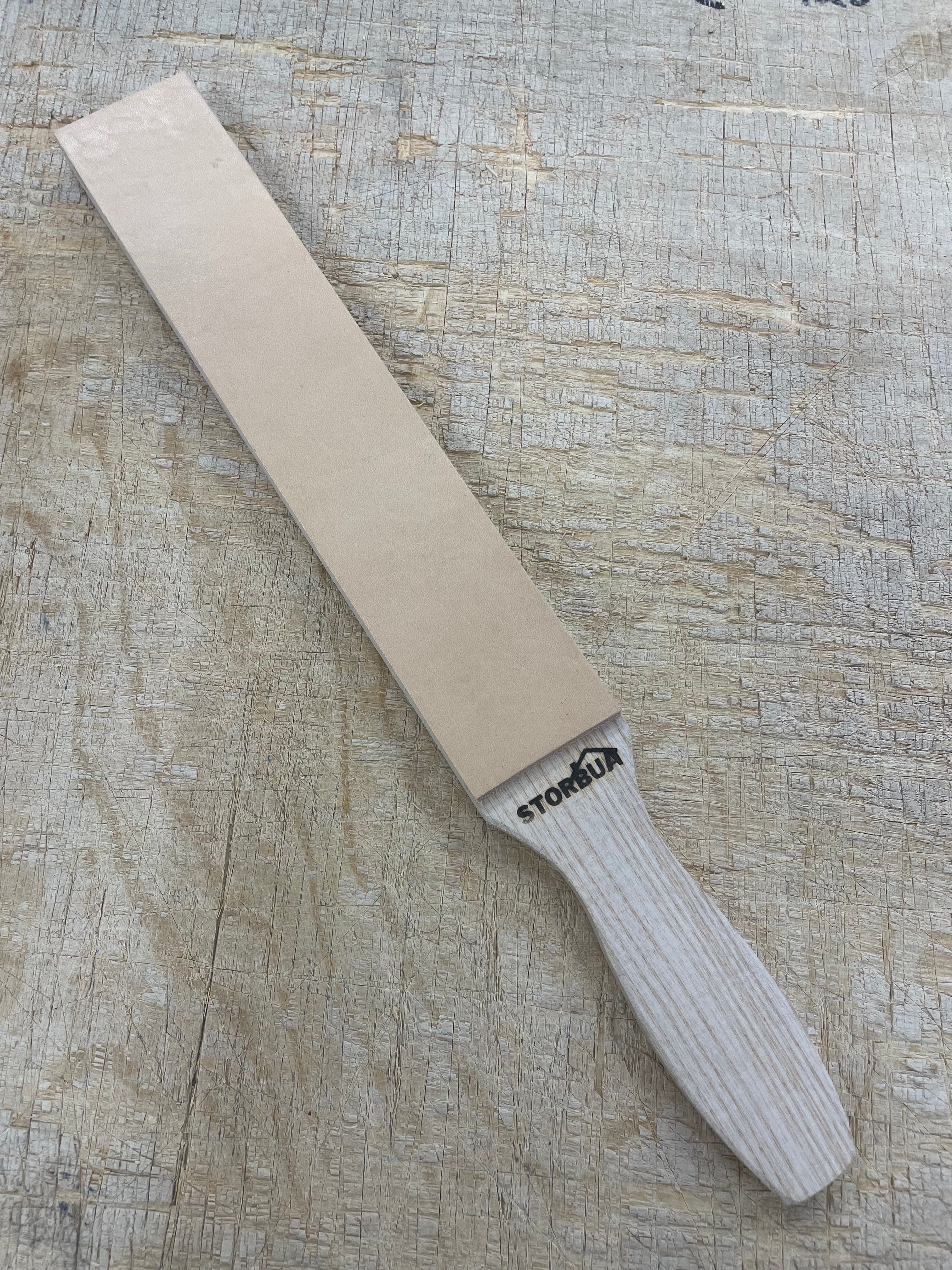 Correa de cuero hecha a mano grande 390x50mm