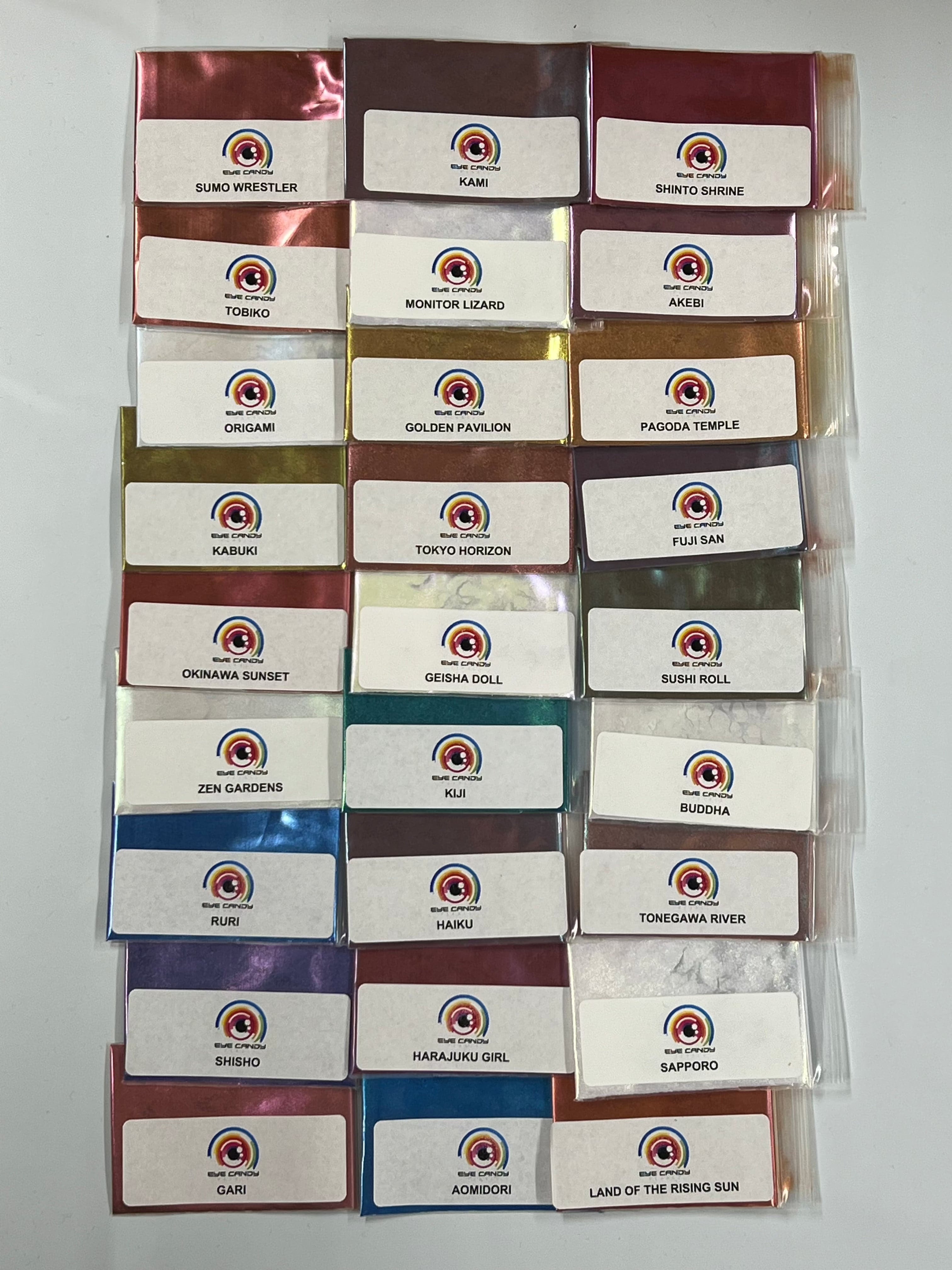 Set de muestras Colorshift 27 colores - Eye Candy Pigments