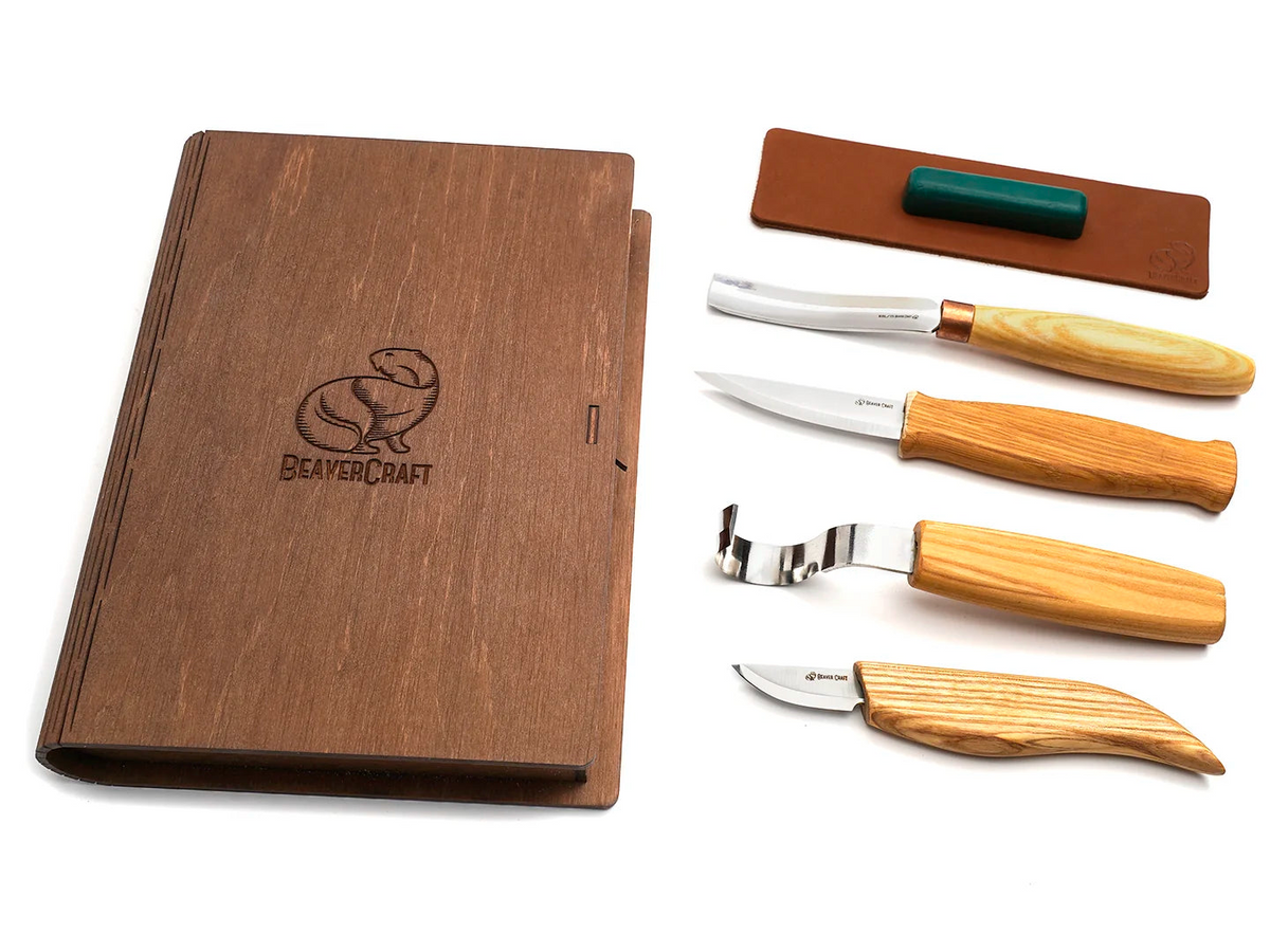 Juego de formones para tallar madera S43Book