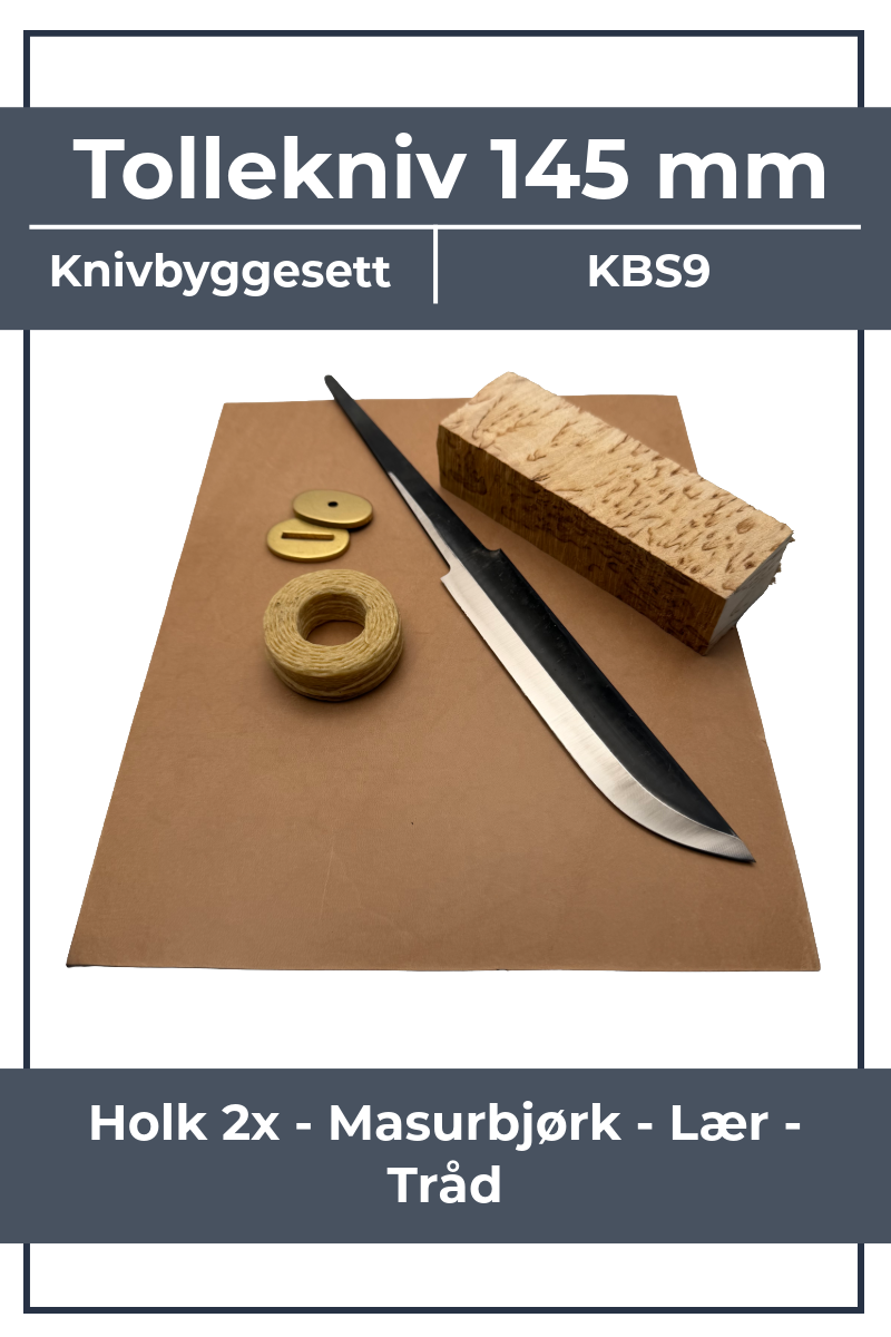 Kit para montaje de cuchillo KBS9 - Cuchillo Tollekniv de 145 mm