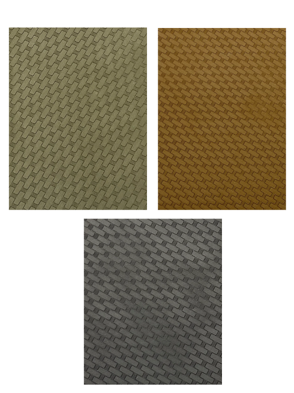 Kydex con textura de tejido de cesta