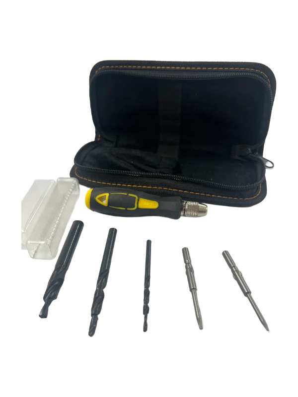 Kit de herramientas para navaja y espiga oculta