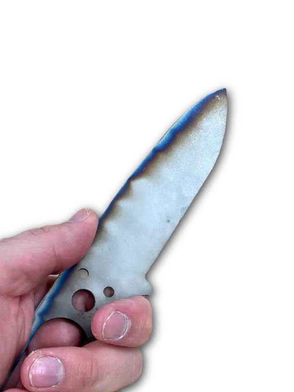 Hoja de cuchillo de acero inoxidable endurecido sin afilar (AEBL)