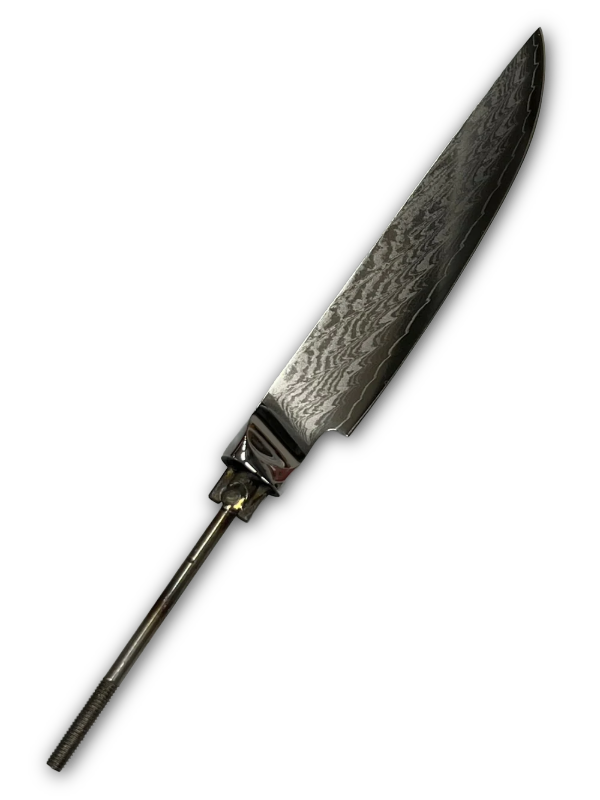 Hoja de cuchillo para carne de 5" (143 mm) - Cuchillo de chef de damasco AUS10