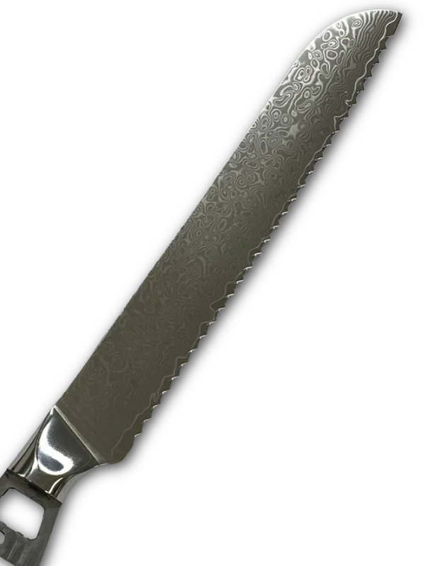 Hoja de cuchillo para pan - Cuchillo de chef de damasco VG10