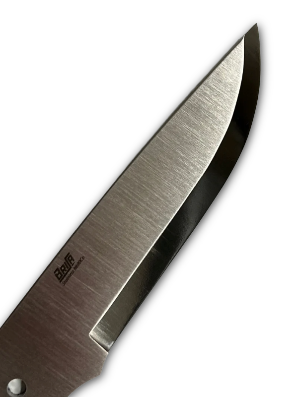 Hoja de cuchillo Brisa Trapper 95 Scandi de acero inoxidable N690