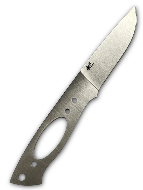 Hoja de cuchillo de acero inoxidable Brisa Trapper 95 Flat N690