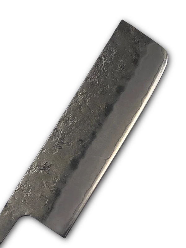 Hoja de cuchillo japonesa forjada a mano Nakiri 165 Silver3
