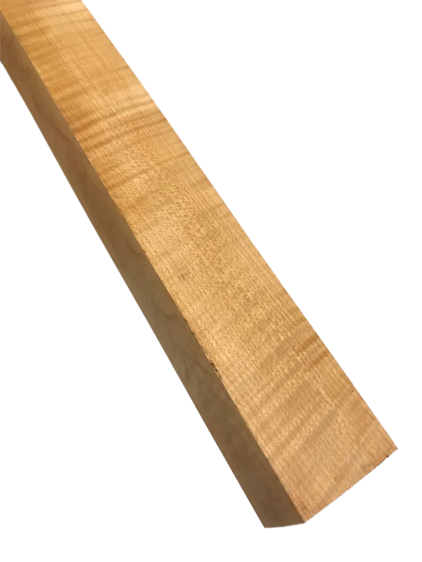 Arce flameado 45cm mango en bruto