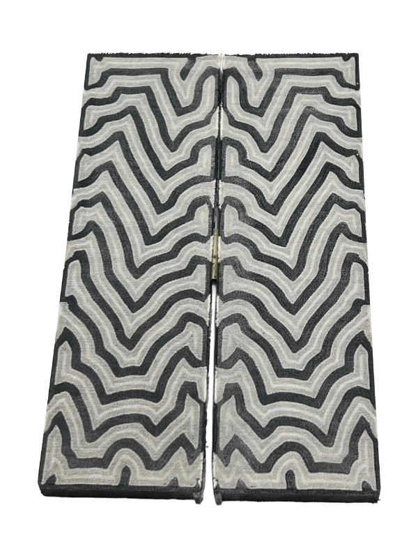 Micarta Damasco (juego de 2 placas)