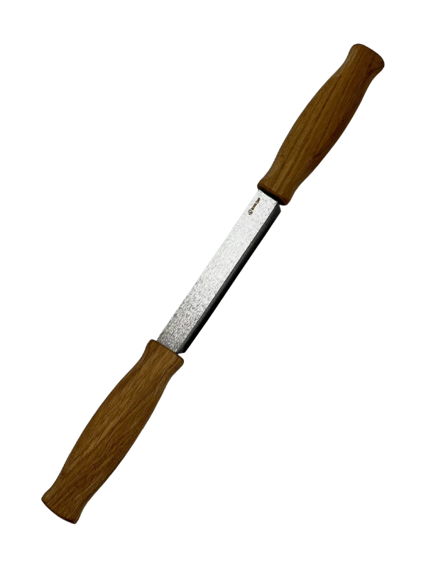 Cuchillo de tallar 120 mm incl. funda de cuero (DK1S)