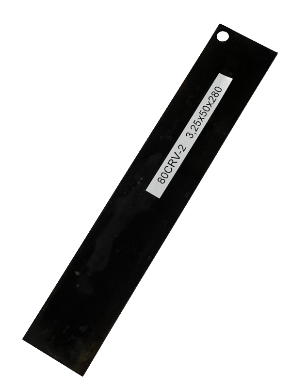 Acero para cuchillos templado listo para usar 80CrV2