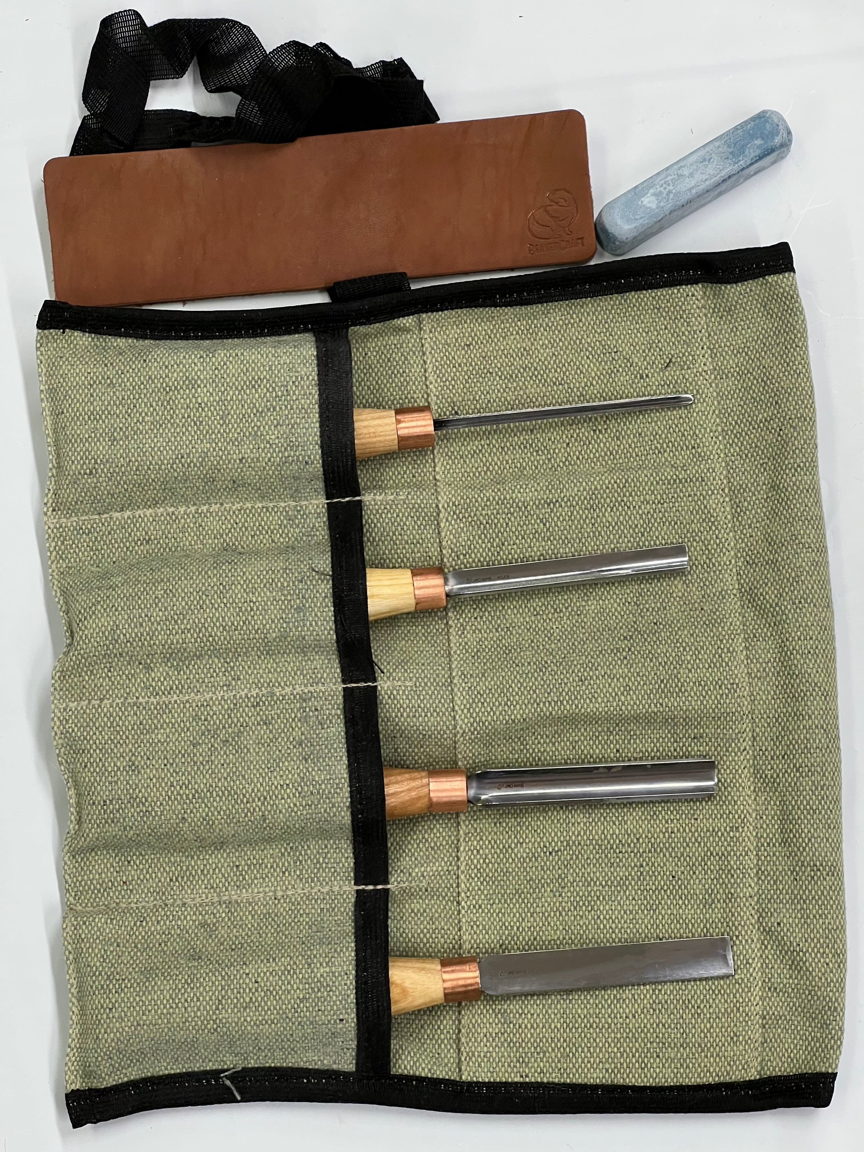 Juego de gubias para tallar madera SC02 de Beaver Craft, 4 gubias