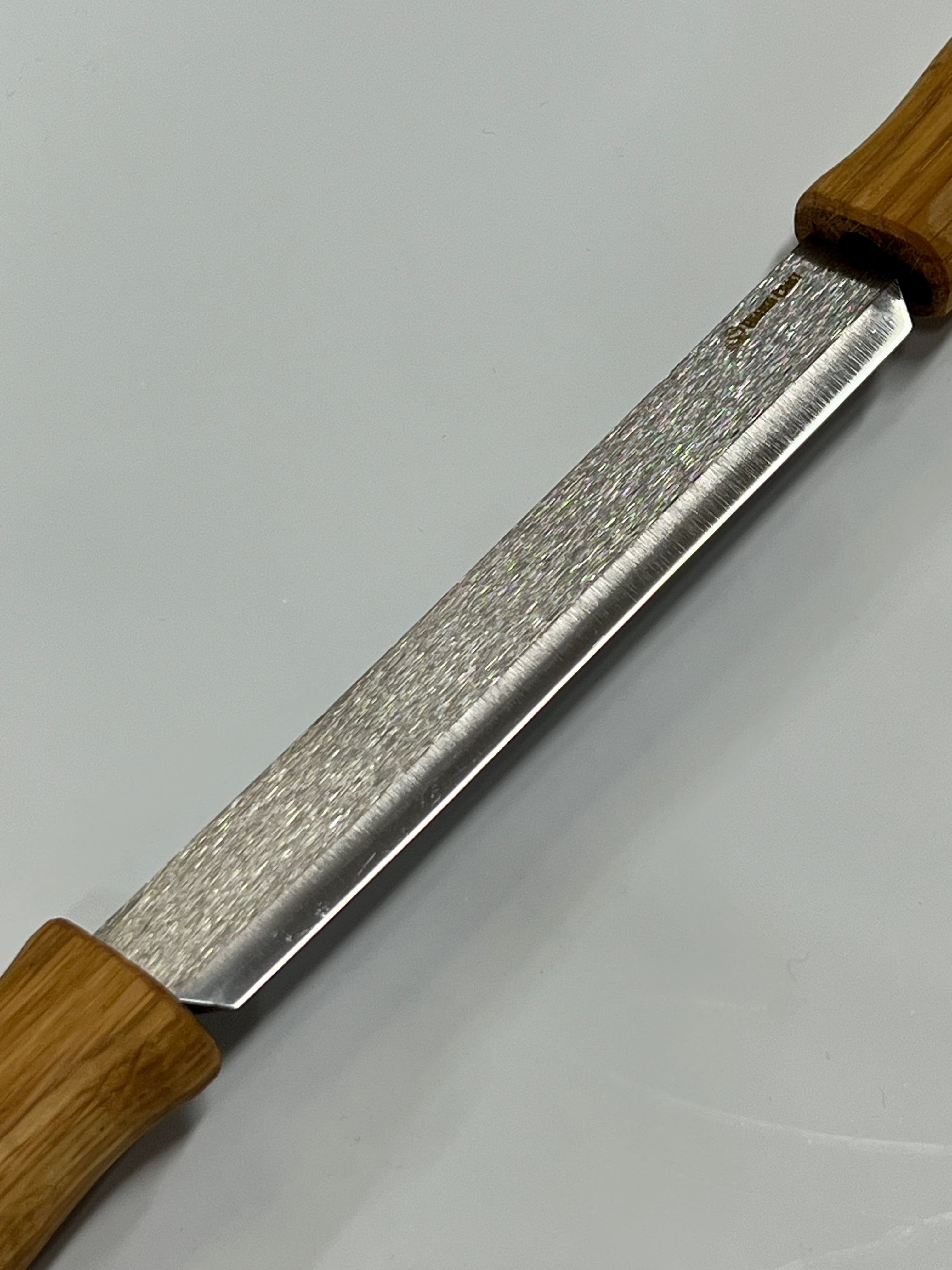 Cuchillo de tallar 120 mm incl. funda de cuero (DK1S)