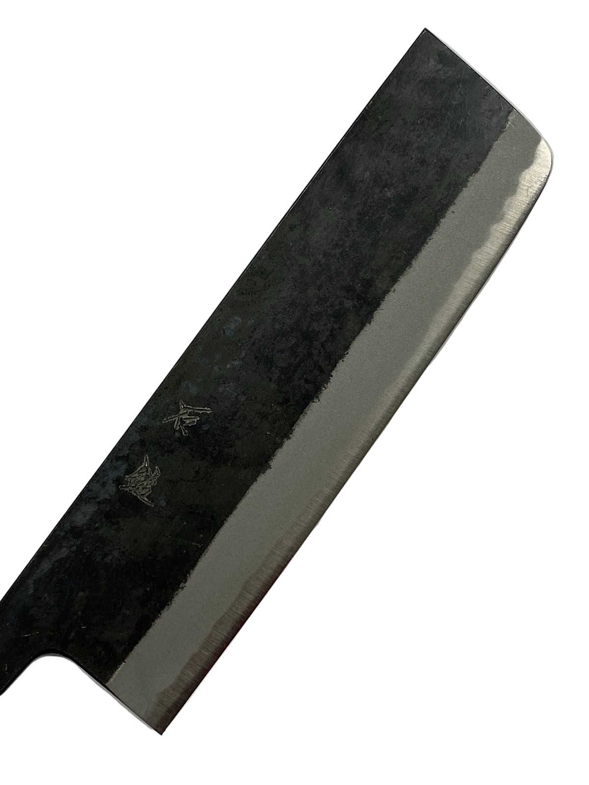 Nakiri 180 Blue 2 Hoja de cuchillo japonesa forjada a mano