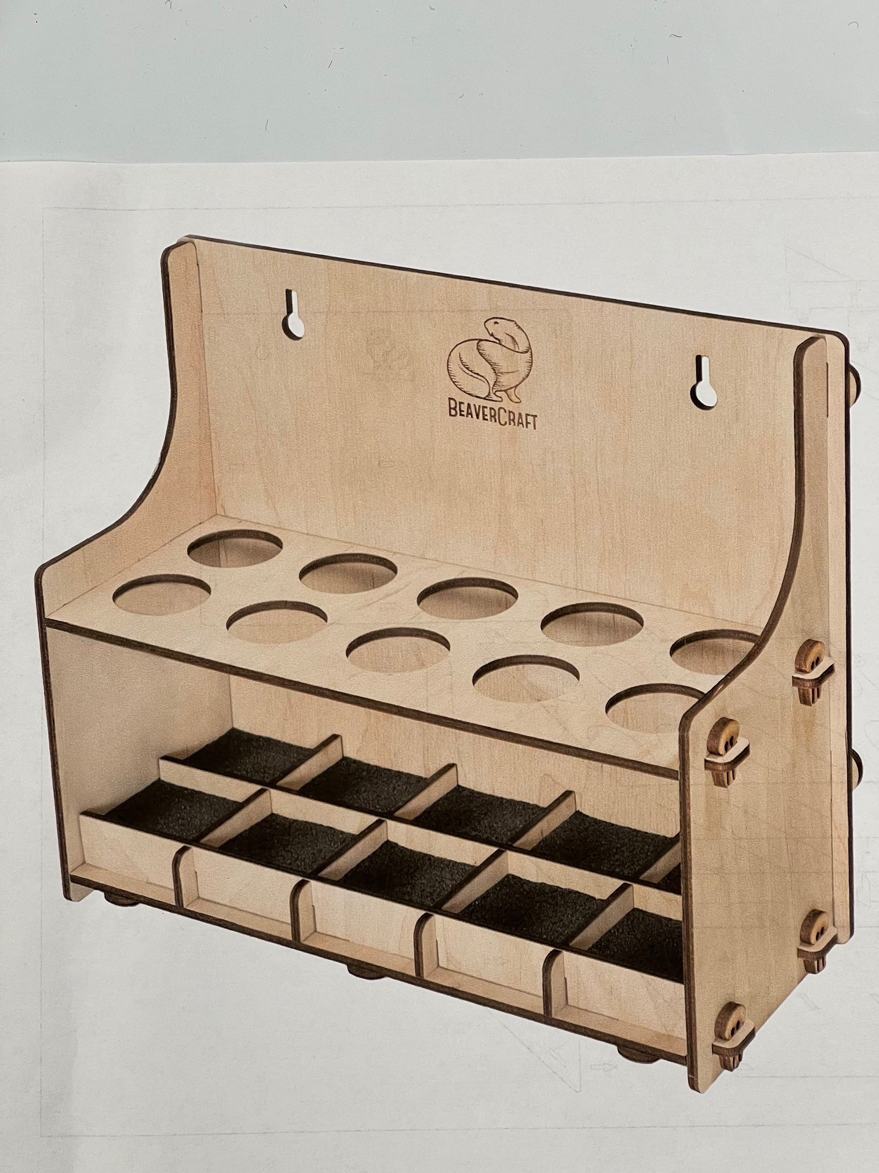 Portaherramientas TH10 kit de montaje Beaver Craft