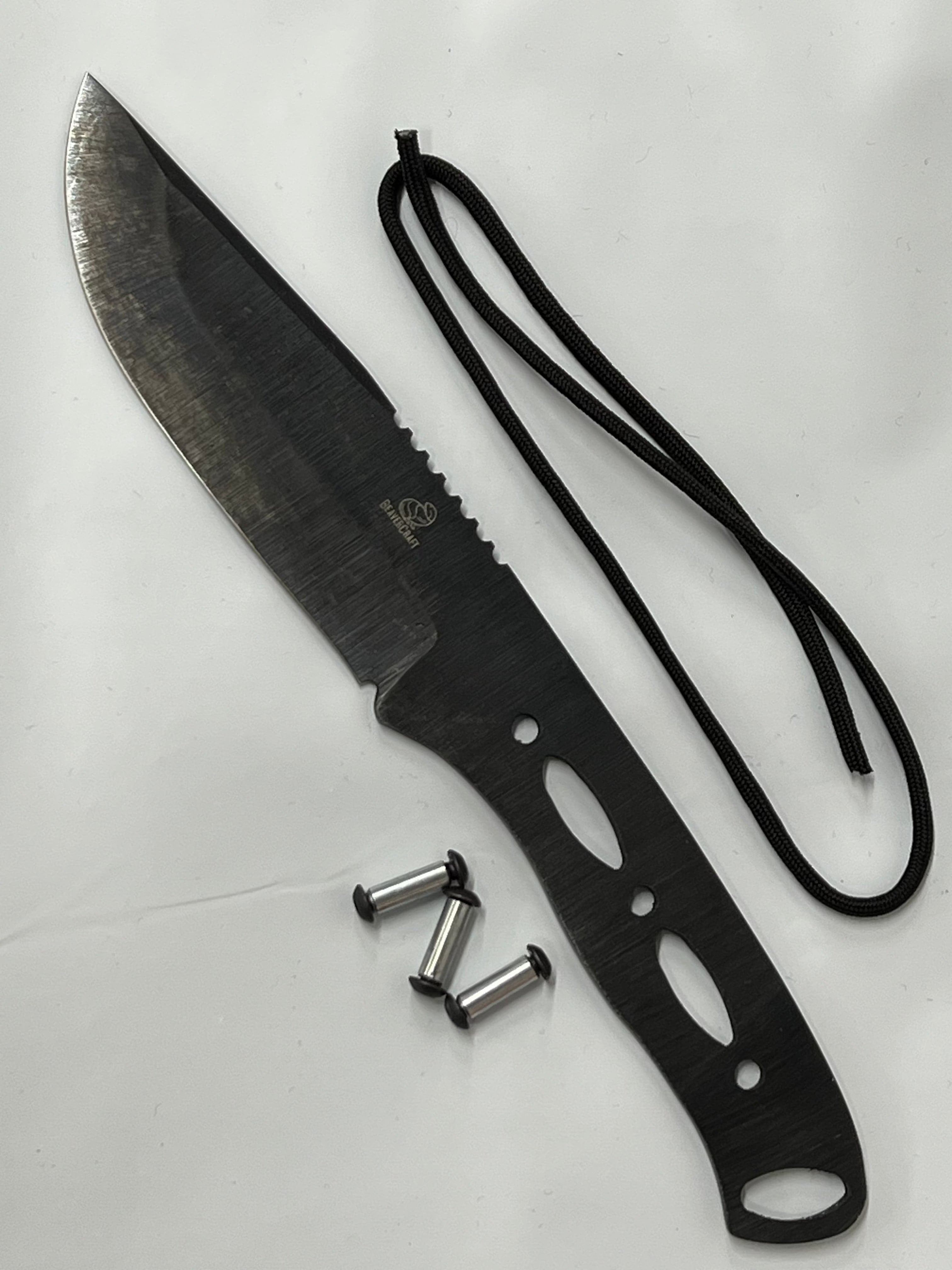 Hoja de cuchillo Bushcraft BSH4 Dusk-kit con tornillos