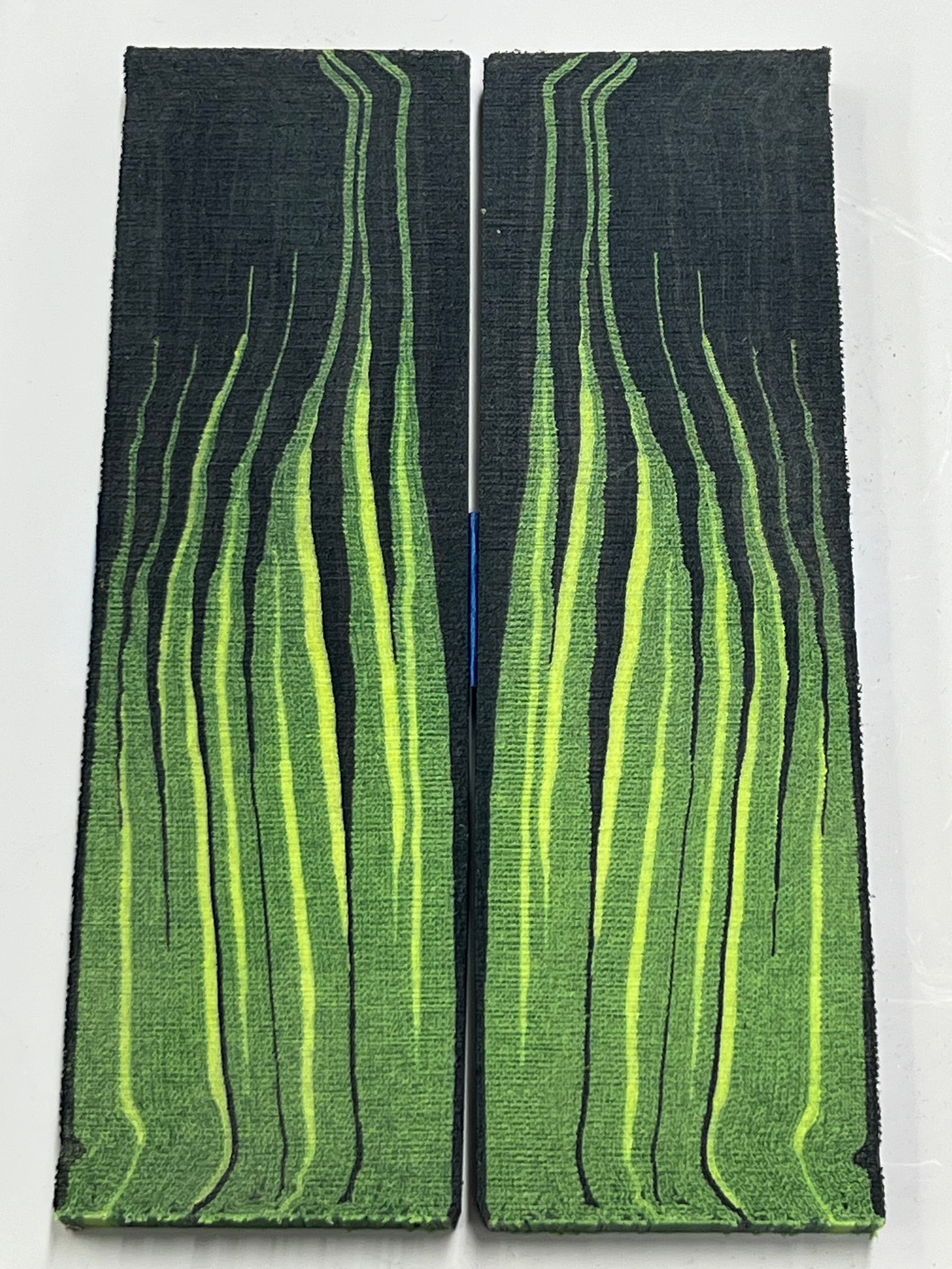 Micarta Matrix Flamme (juego de 2 placas)