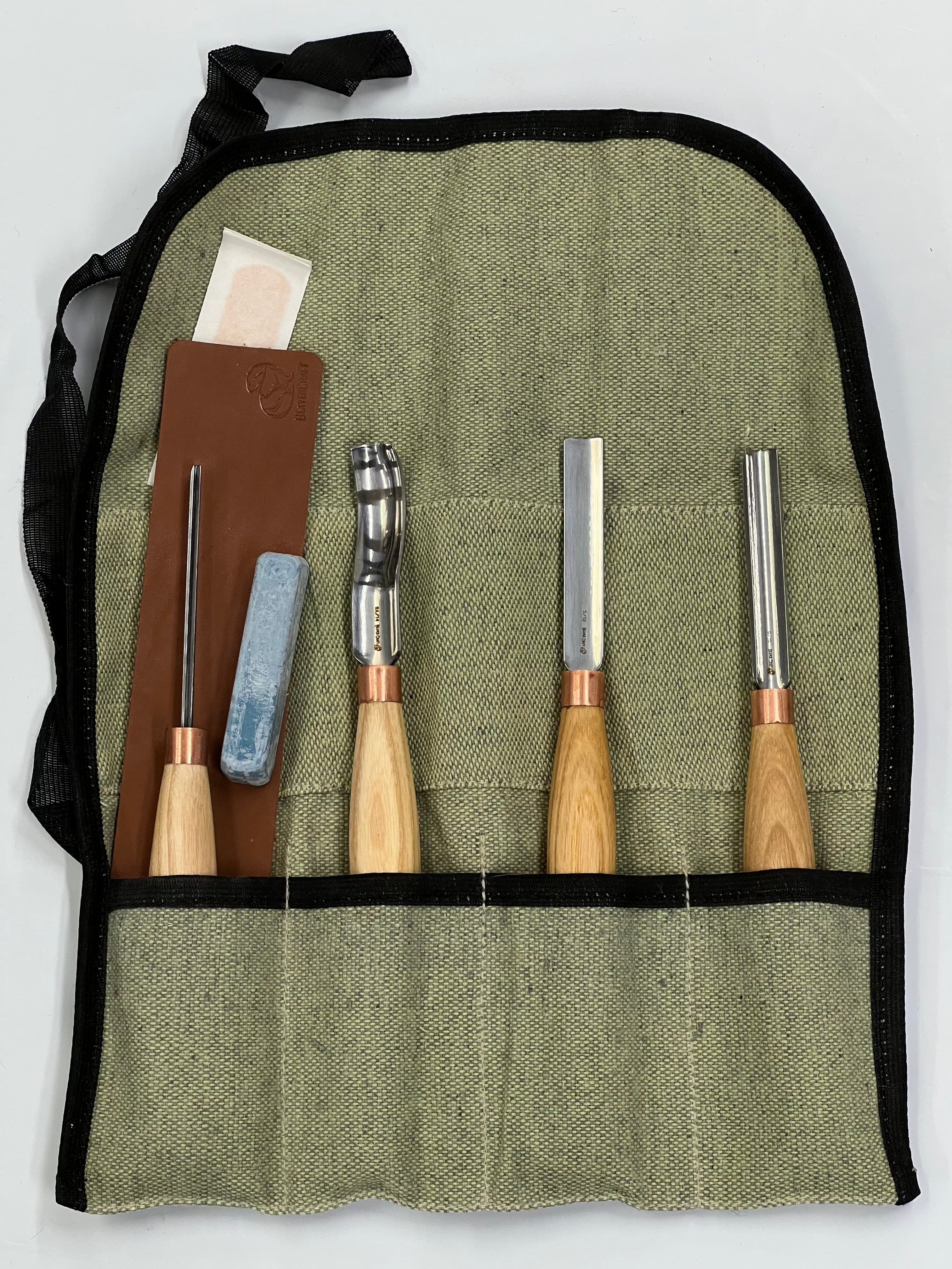 Juego de formones para tallar madera SC01 de Beaver Craft, 4 piezas