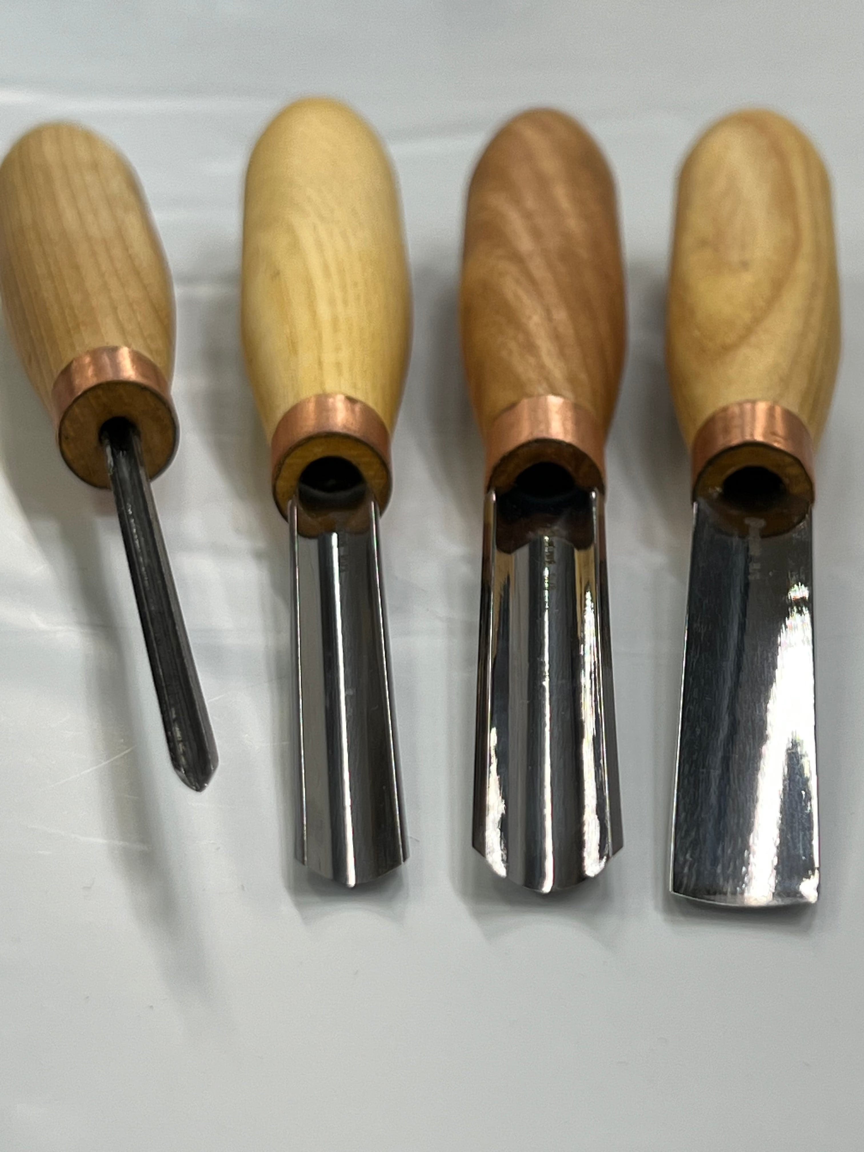 Juego de gubias para tallar madera SC02 de Beaver Craft, 4 gubias
