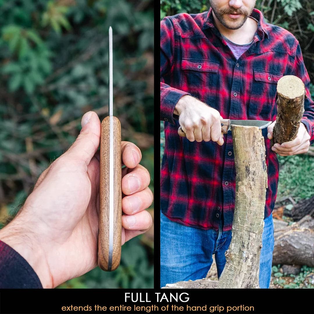 Cuchillo de bushcraft BSH2 Glacier con funda