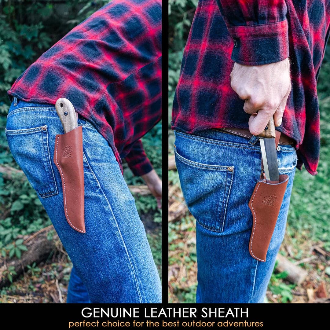 Cuchillo de bushcraft BSH2 Glacier con funda