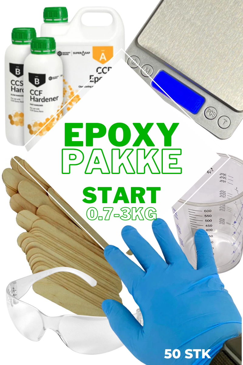 Kit de inicio para vertido de resina epoxi: todo el equipo necesario para empezar