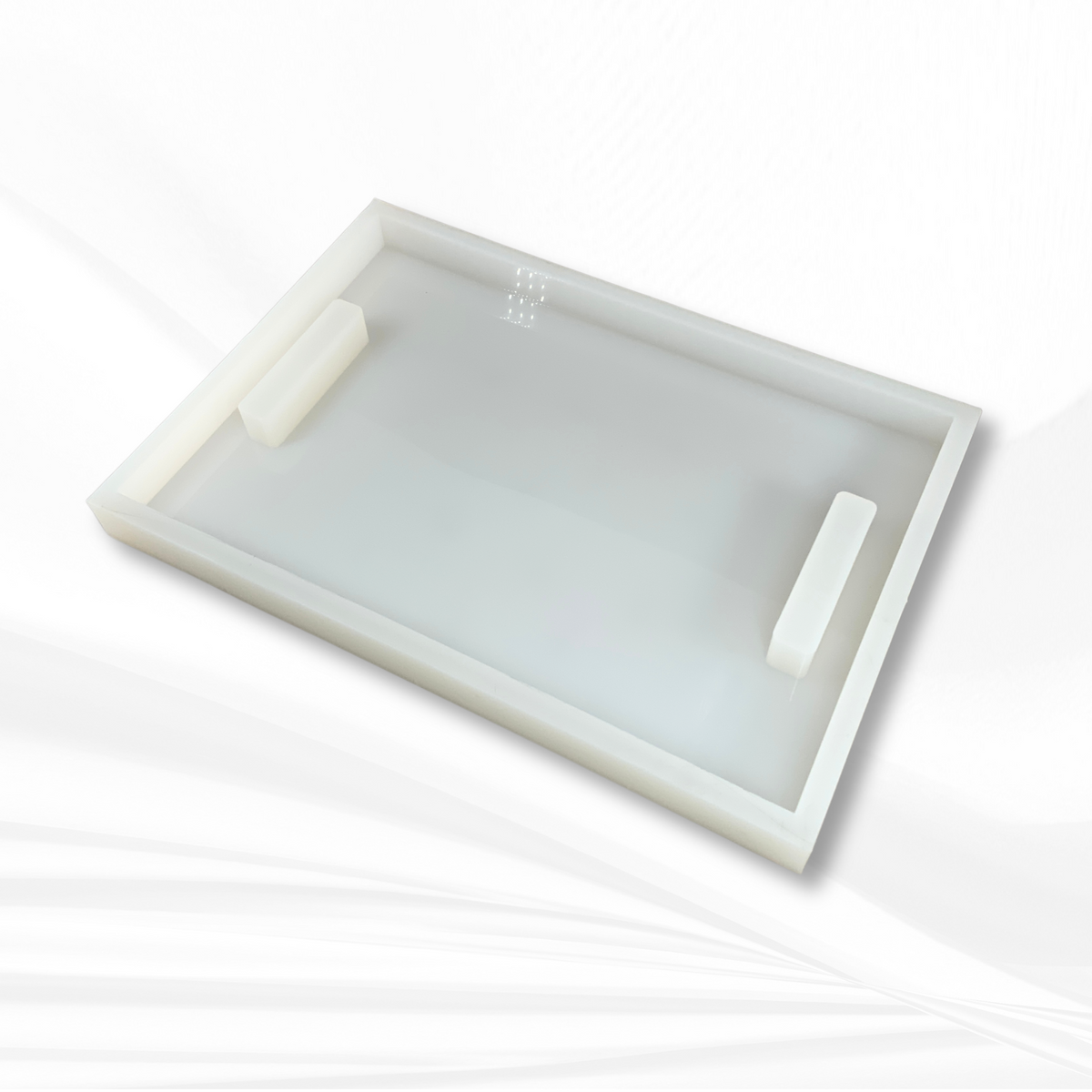 Detalj av silikonform med doble håndtak