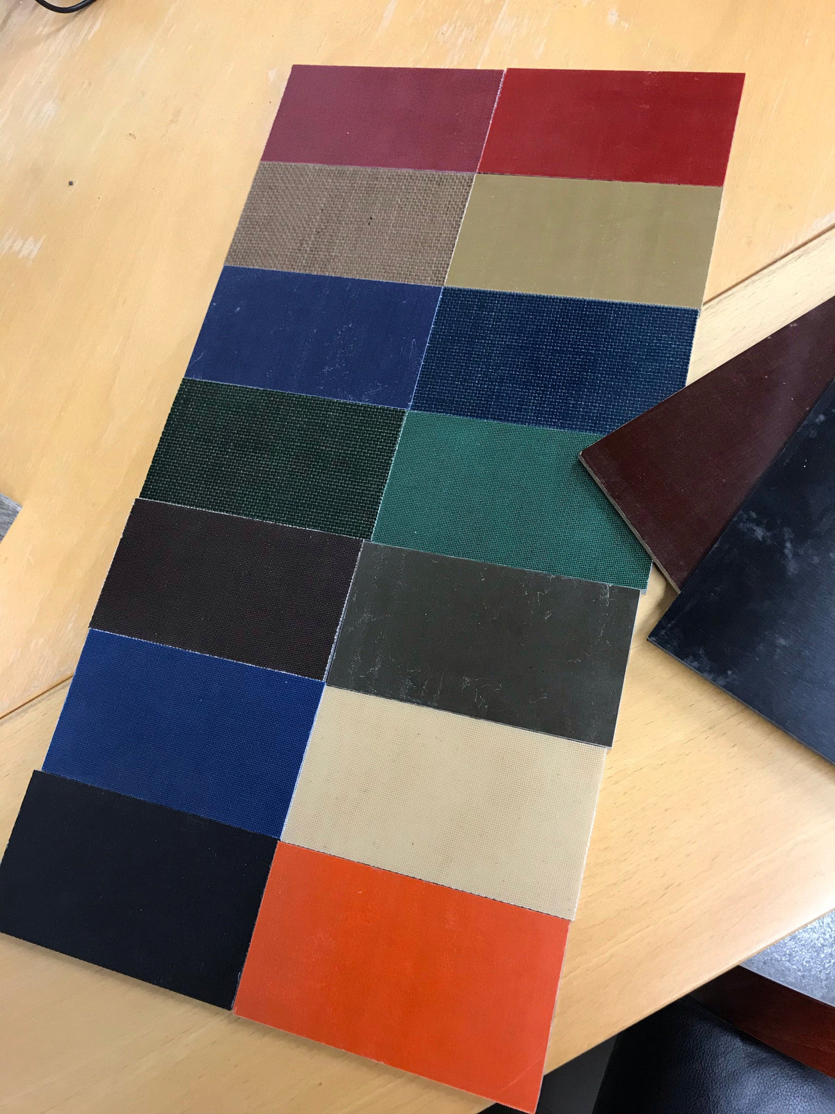 Material de mango de placa de Micarta
