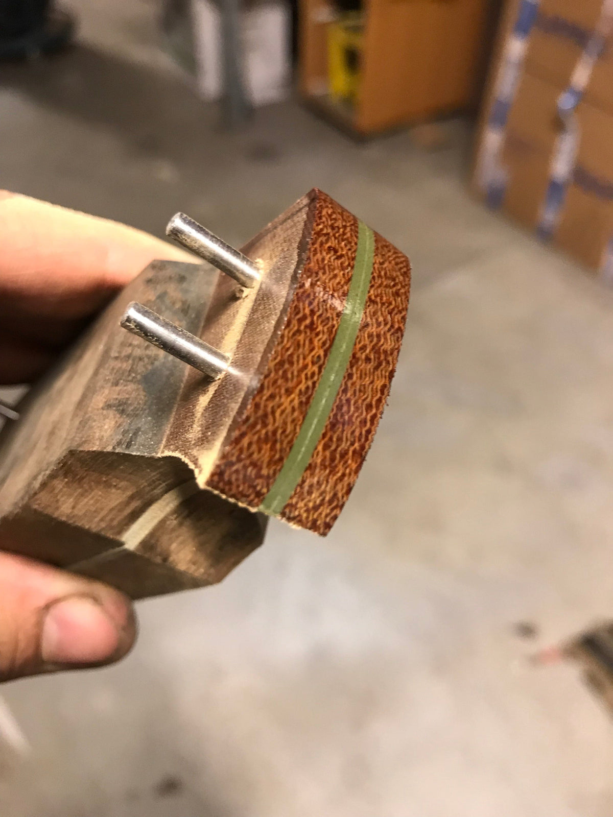 Material de mango de placa de Micarta