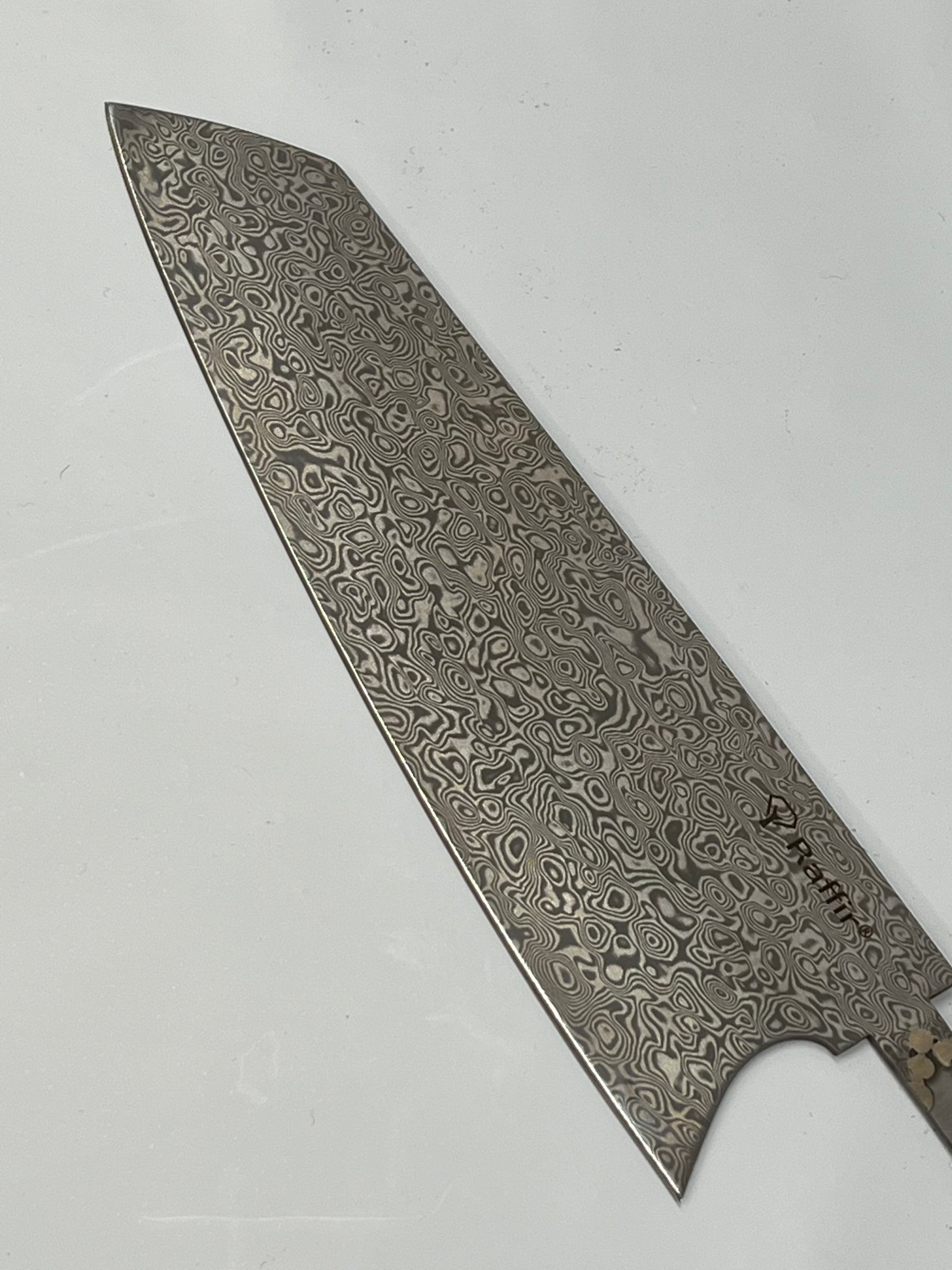 Cuchillo de cocina escandinavo de damasco