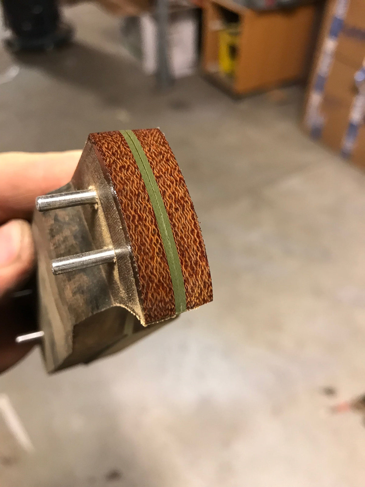 Material de mango de placa de Micarta